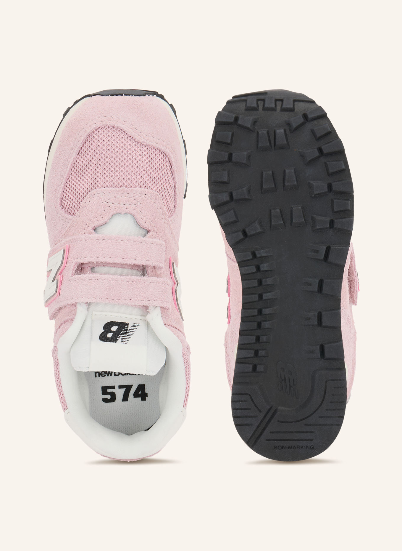 new balance Sneakersy 574: RÓŻOWY / BIAŁY
