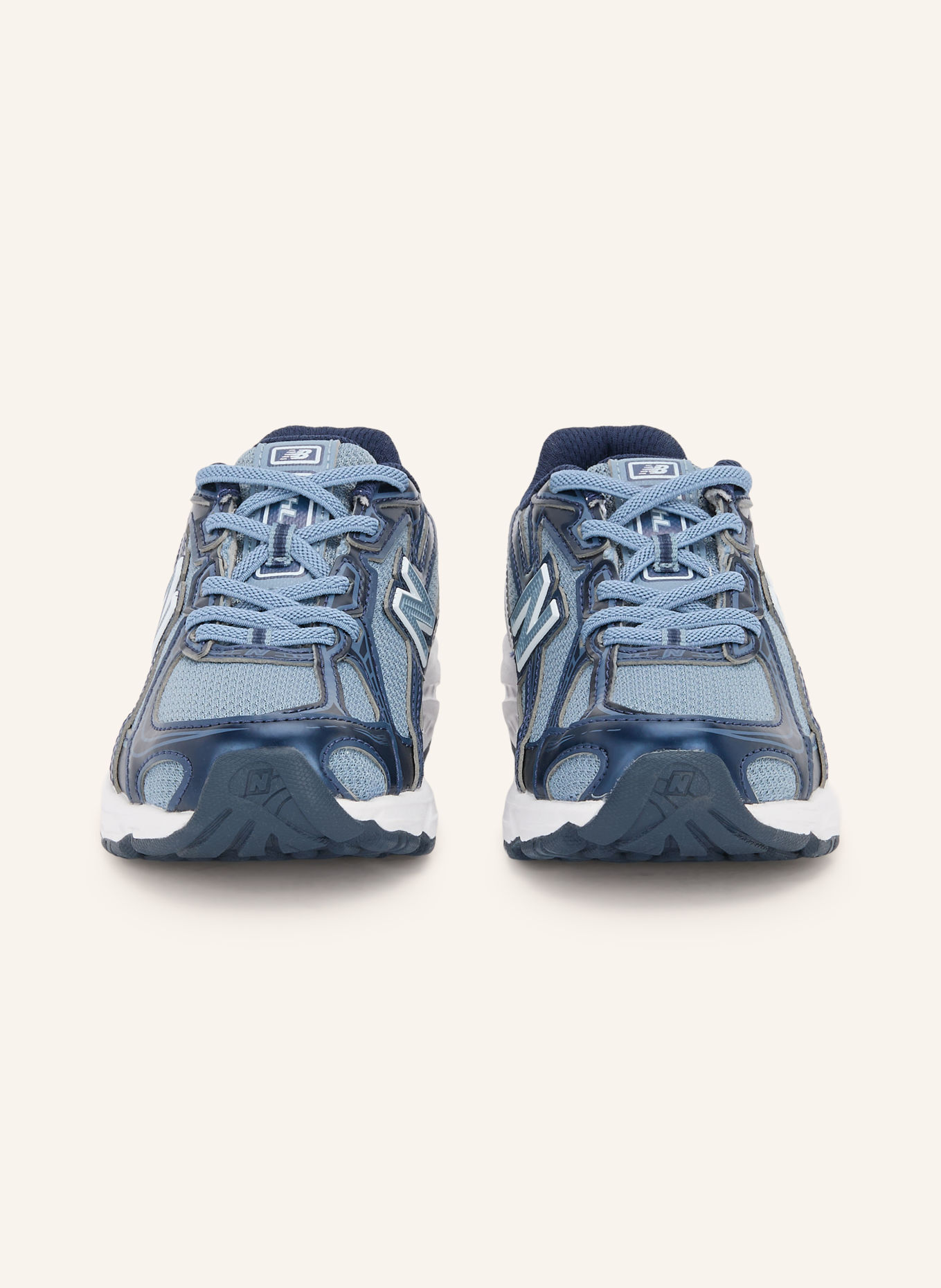 new balance Sneakersy 740: MODRÁ / TMAVĚ MODRÁ / BÍLÁ