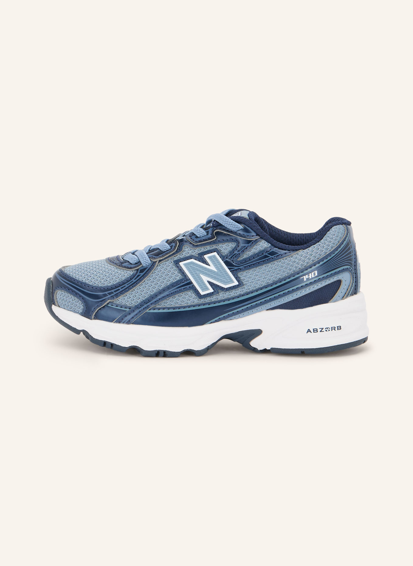 new balance Sneakersy 740: MODRÁ / TMAVĚ MODRÁ / BÍLÁ