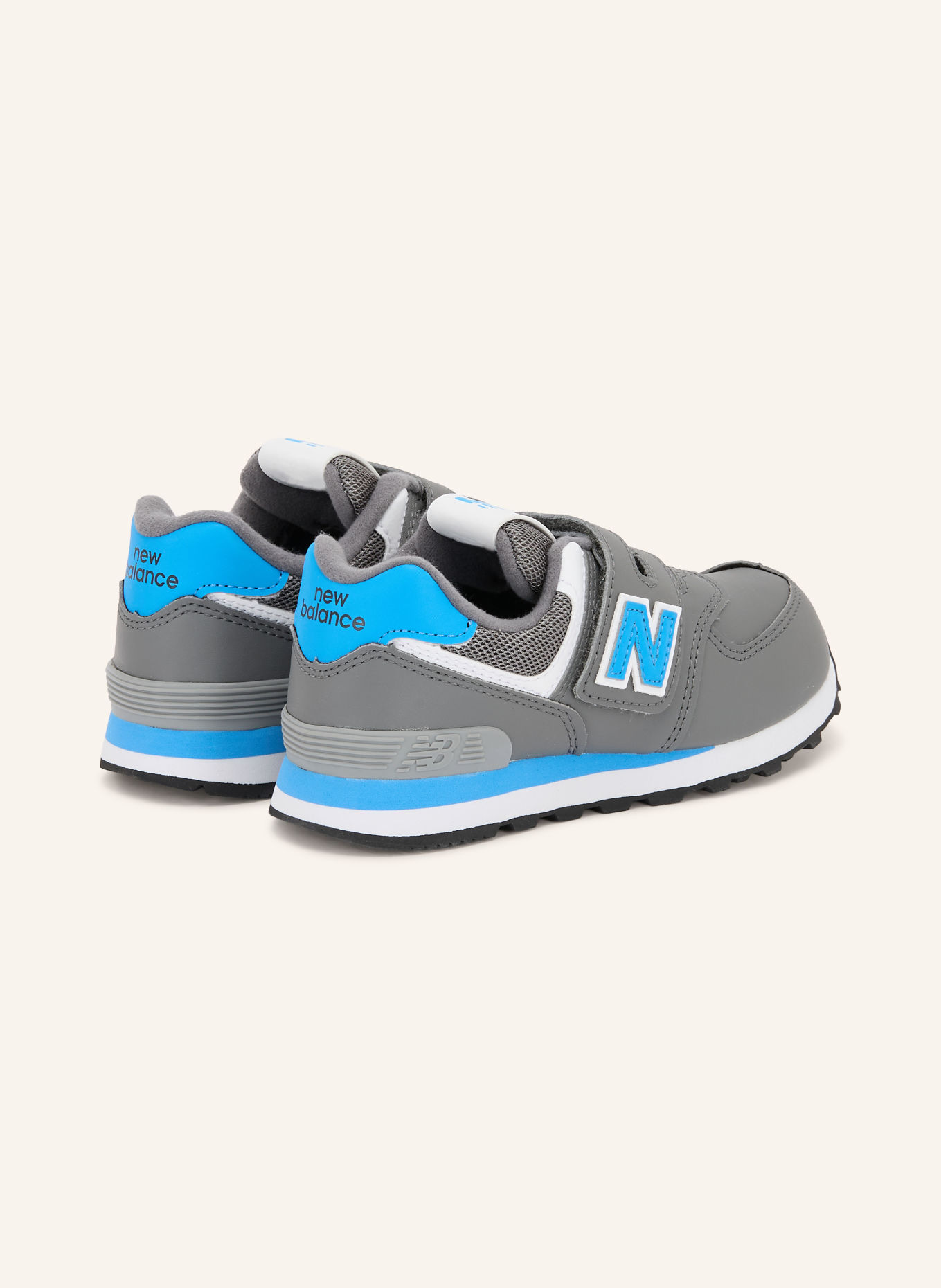 new balance Sneakersy 574: CZIEMNOSZARY / NIEBIESKI / BIAŁY