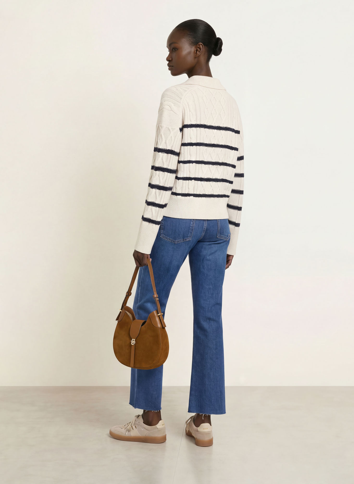 BOSS Wide-Leg jeans ANGELA: 404 DARK BLUE