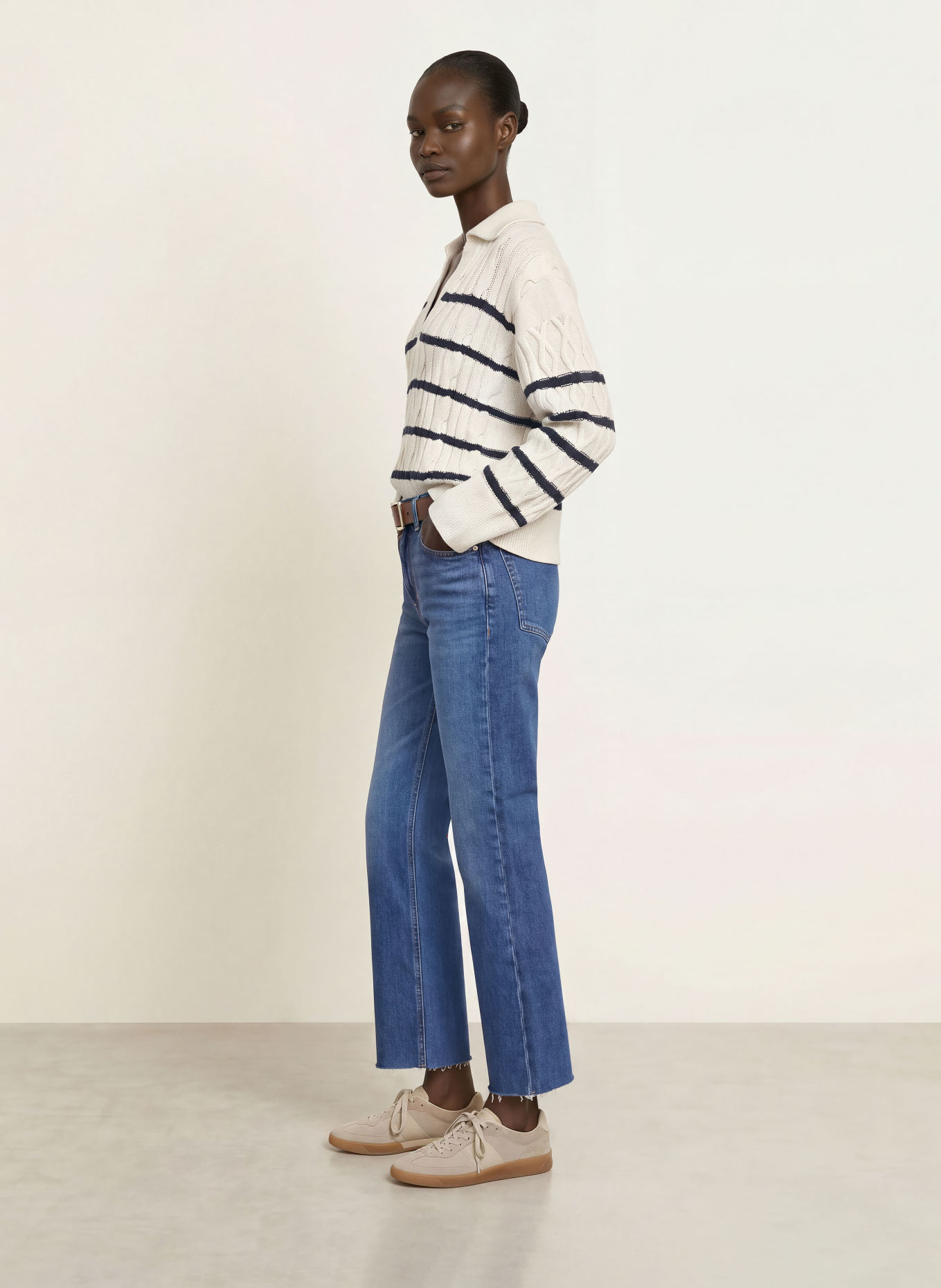 BOSS Wide-Leg jeans ANGELA: 404 DARK BLUE