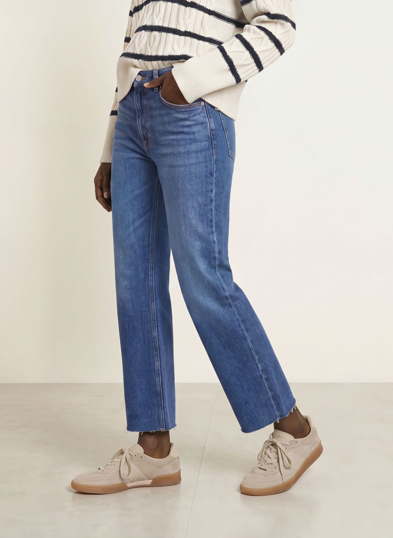 BOSS Wide-Leg jeans ANGELA: 404 DARK BLUE