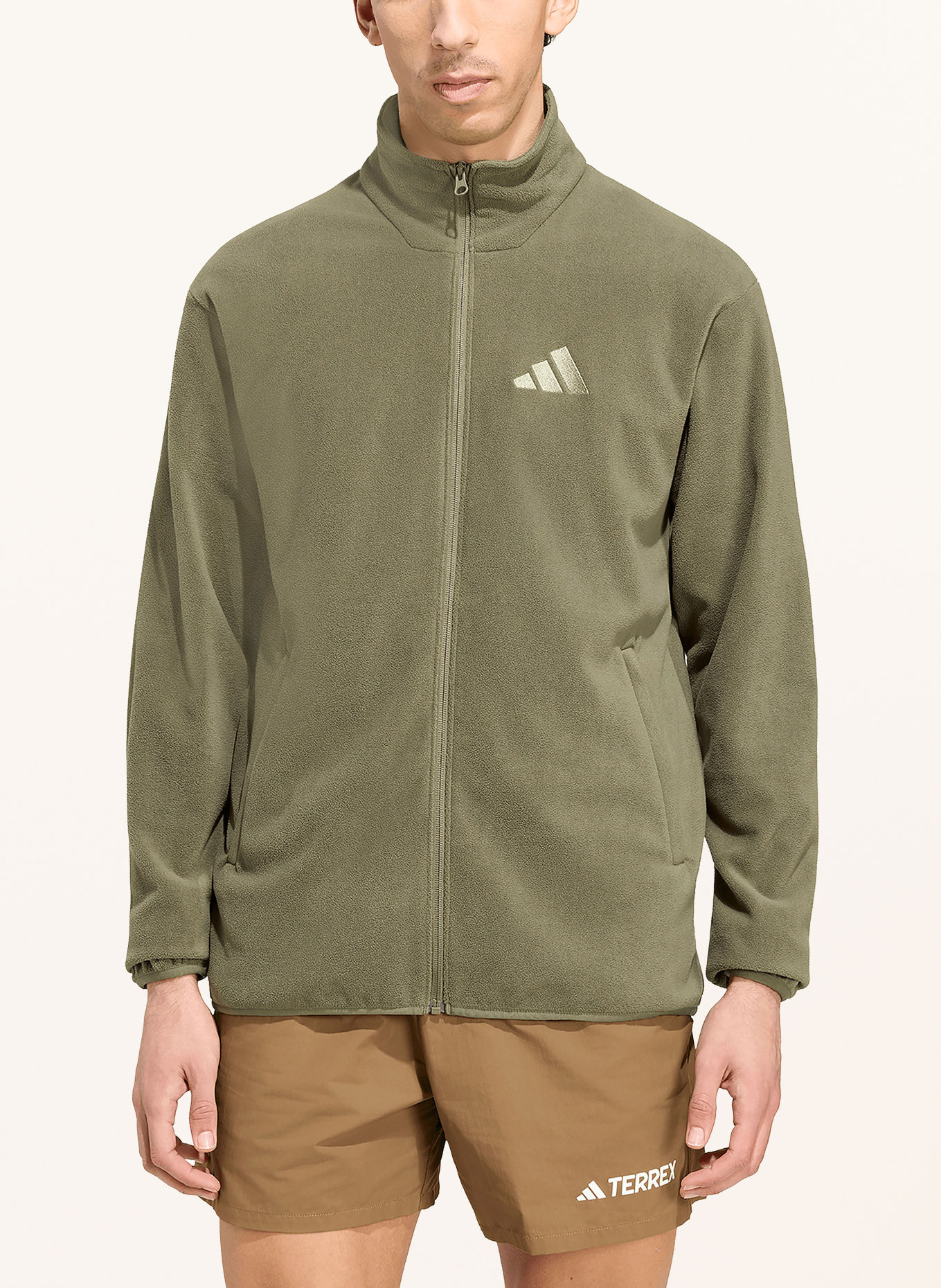 adidas TERREX Fleecejacke MOUNTAIN ESSENTIALS: OLIV