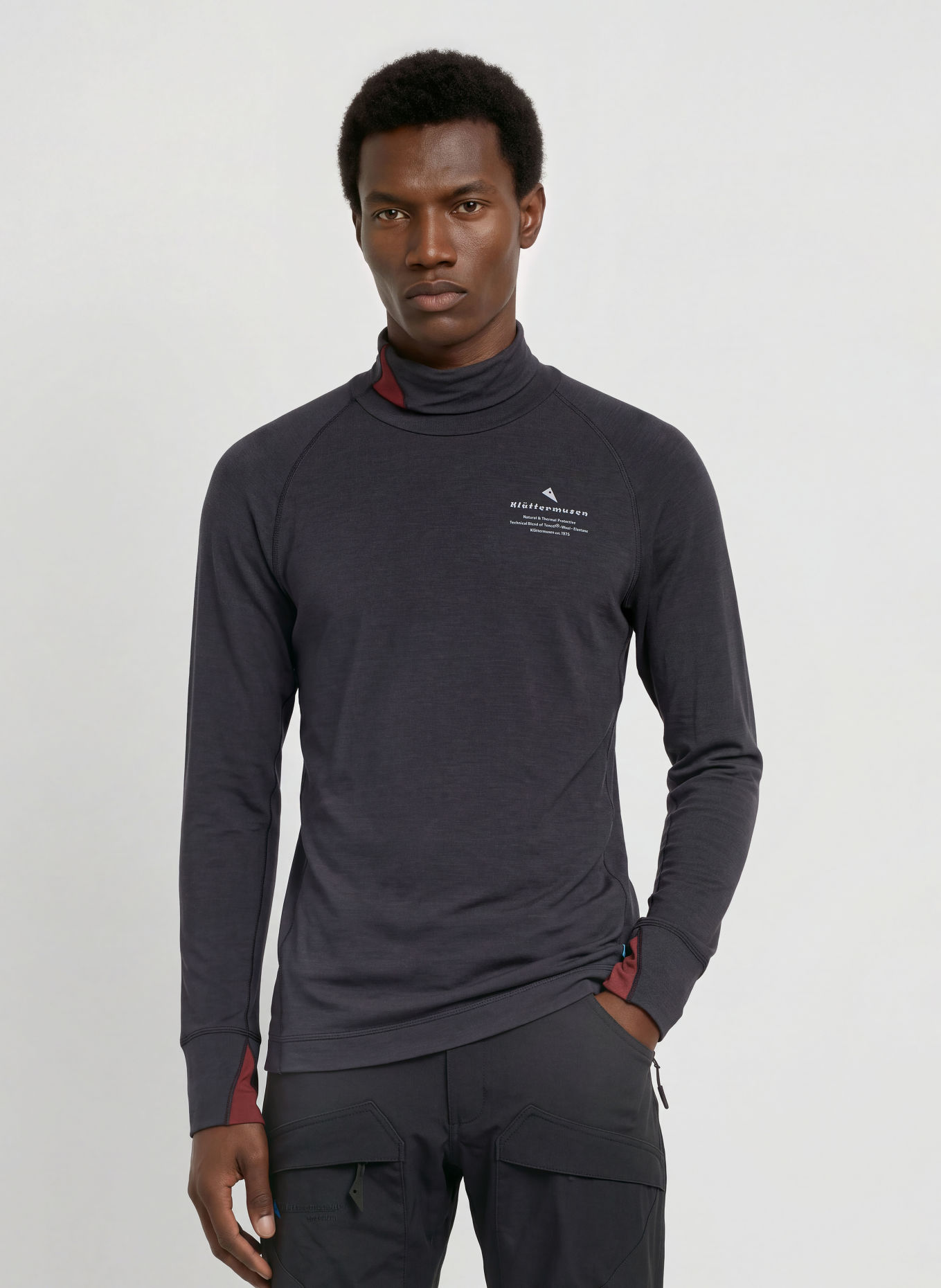 Klättermusen Baselayer FAFNE: ZWART / BRUIN