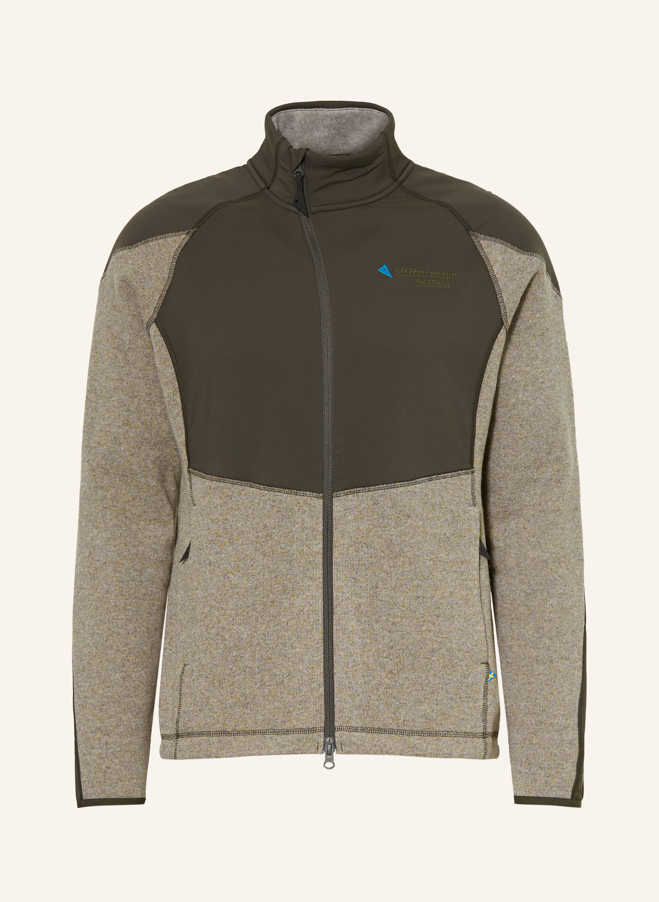 Klättermusen Veste polaire BALDERUS: OLIVE / GROEN
