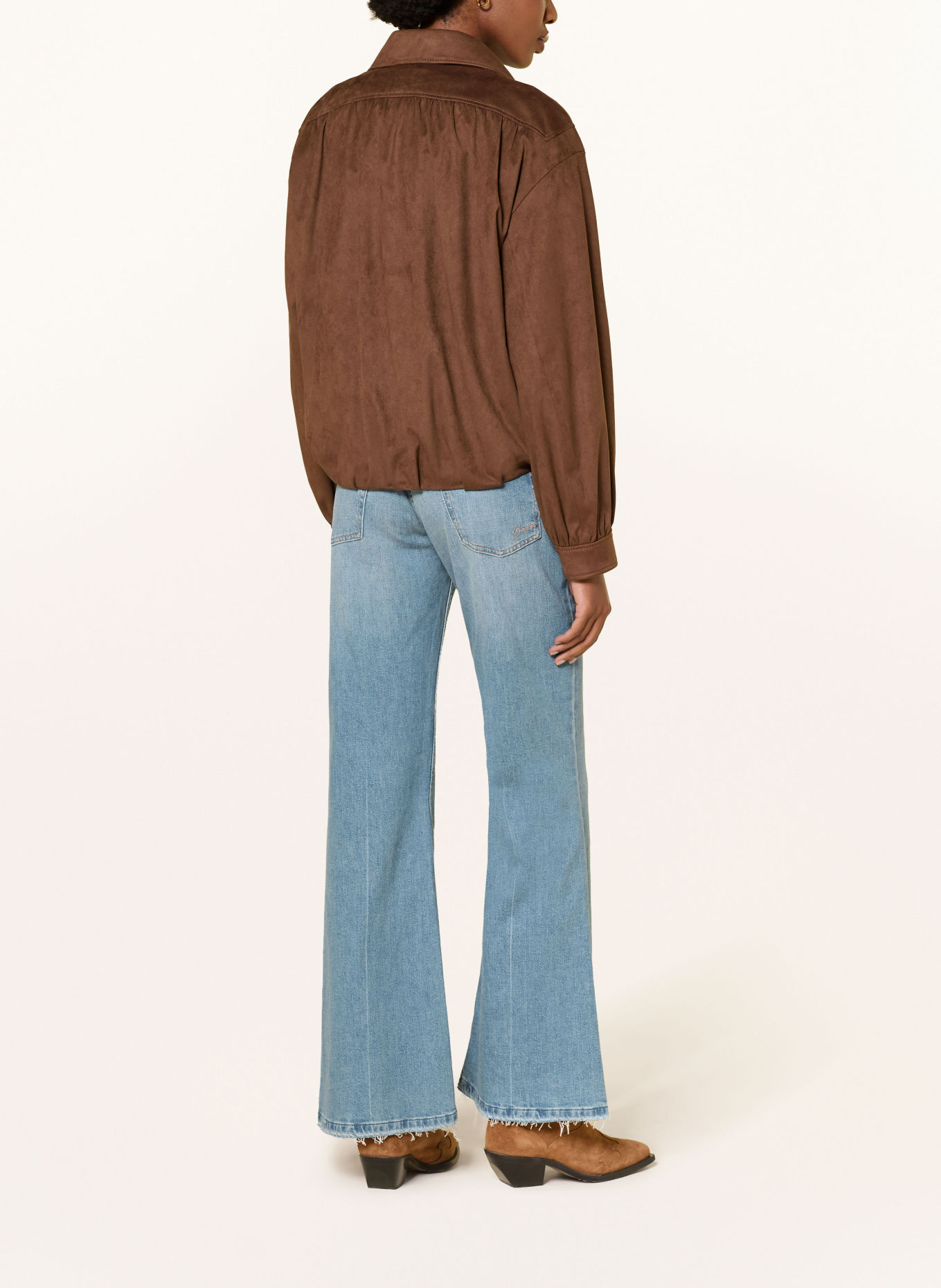 BOSS GLORIA Bootcut jeans: 423 MEDIUM BLUE