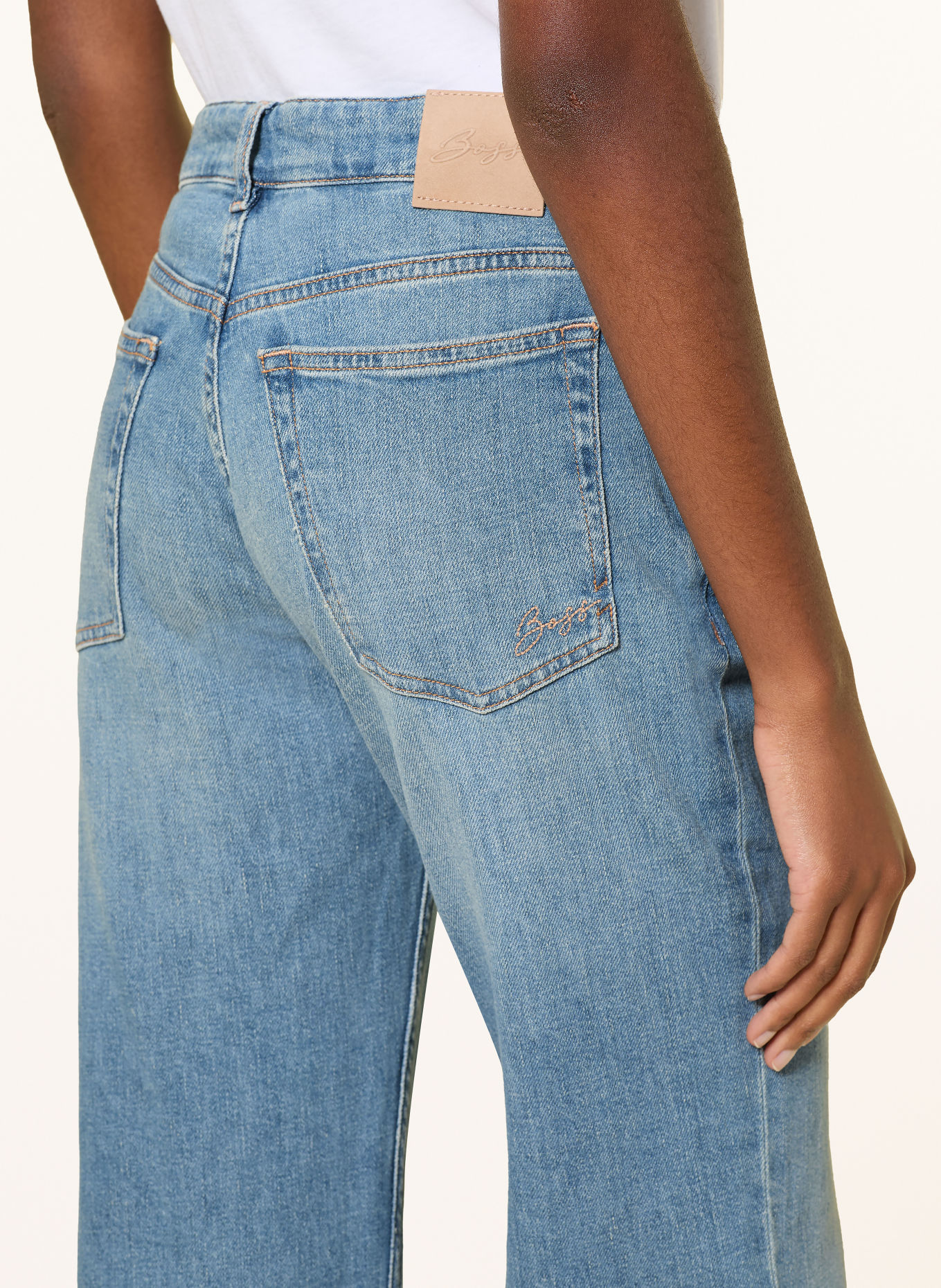 BOSS GLORIA Bootcut jeans: 423 MEDIUM BLUE