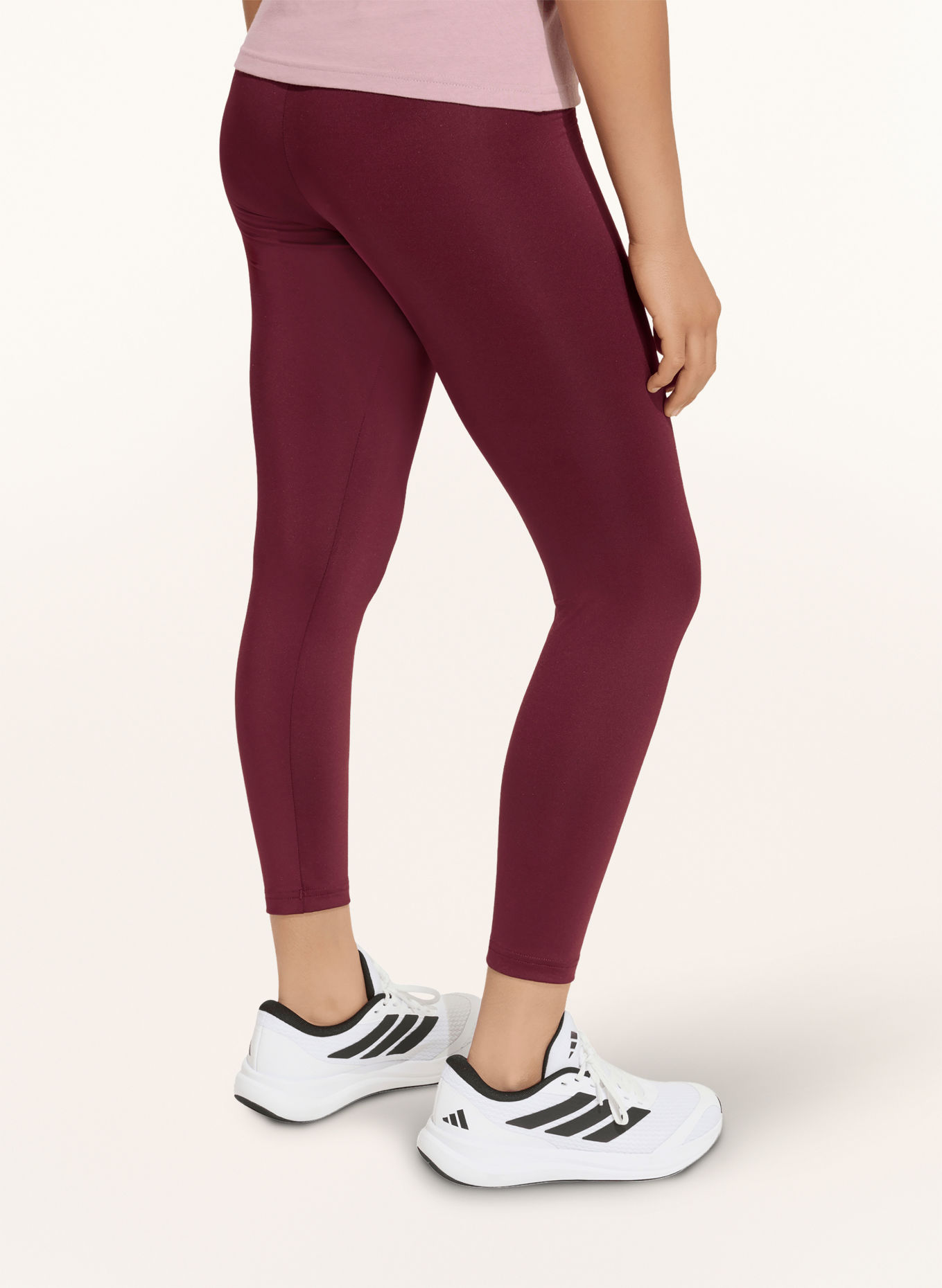 adidas Legging: DONKERROOD