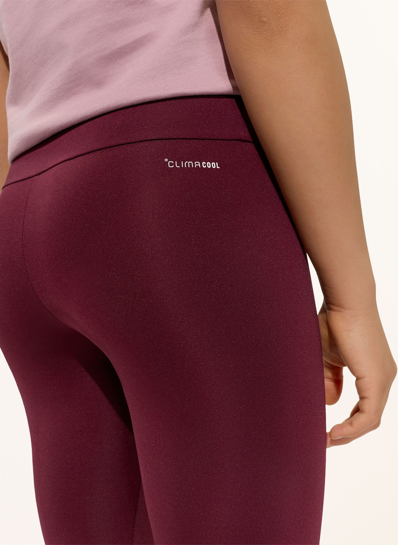 adidas Legging: DONKERROOD