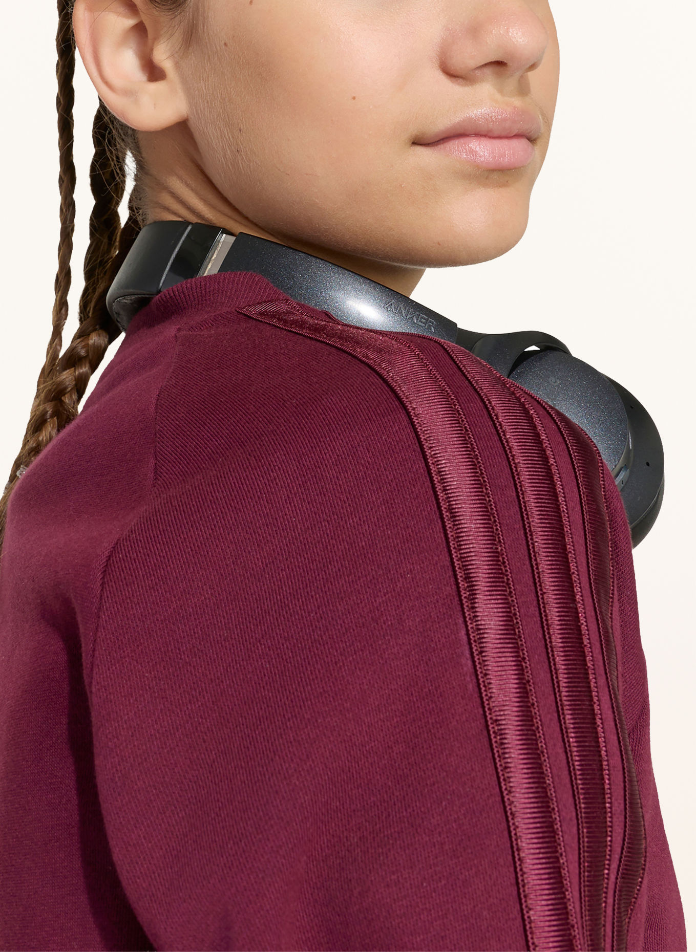 adidas SATIN Sweatshirt: FUCHSIA