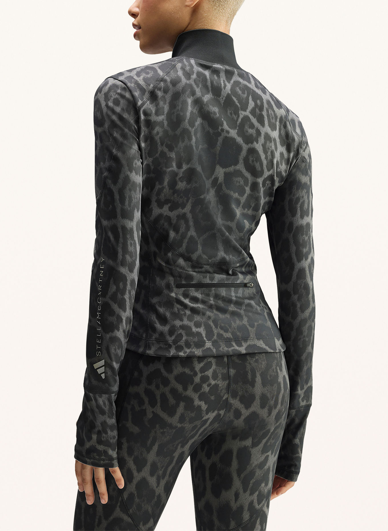 adidas by Stella McCartney Trainingsjacke ADIDAS BY STELLA MCCARTNEY: GRAU / DUNKELGRAU