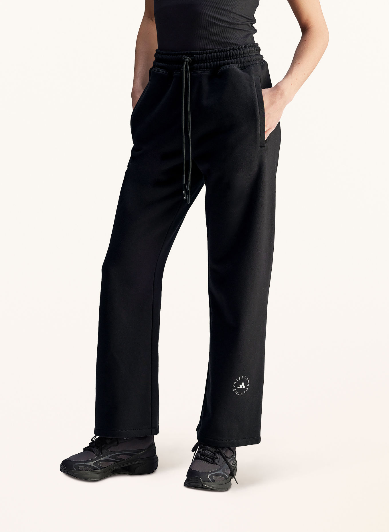 adidas by Stella McCartney ADIDAS BY STELLA MCCARTNEY Sweatpants: BLACK