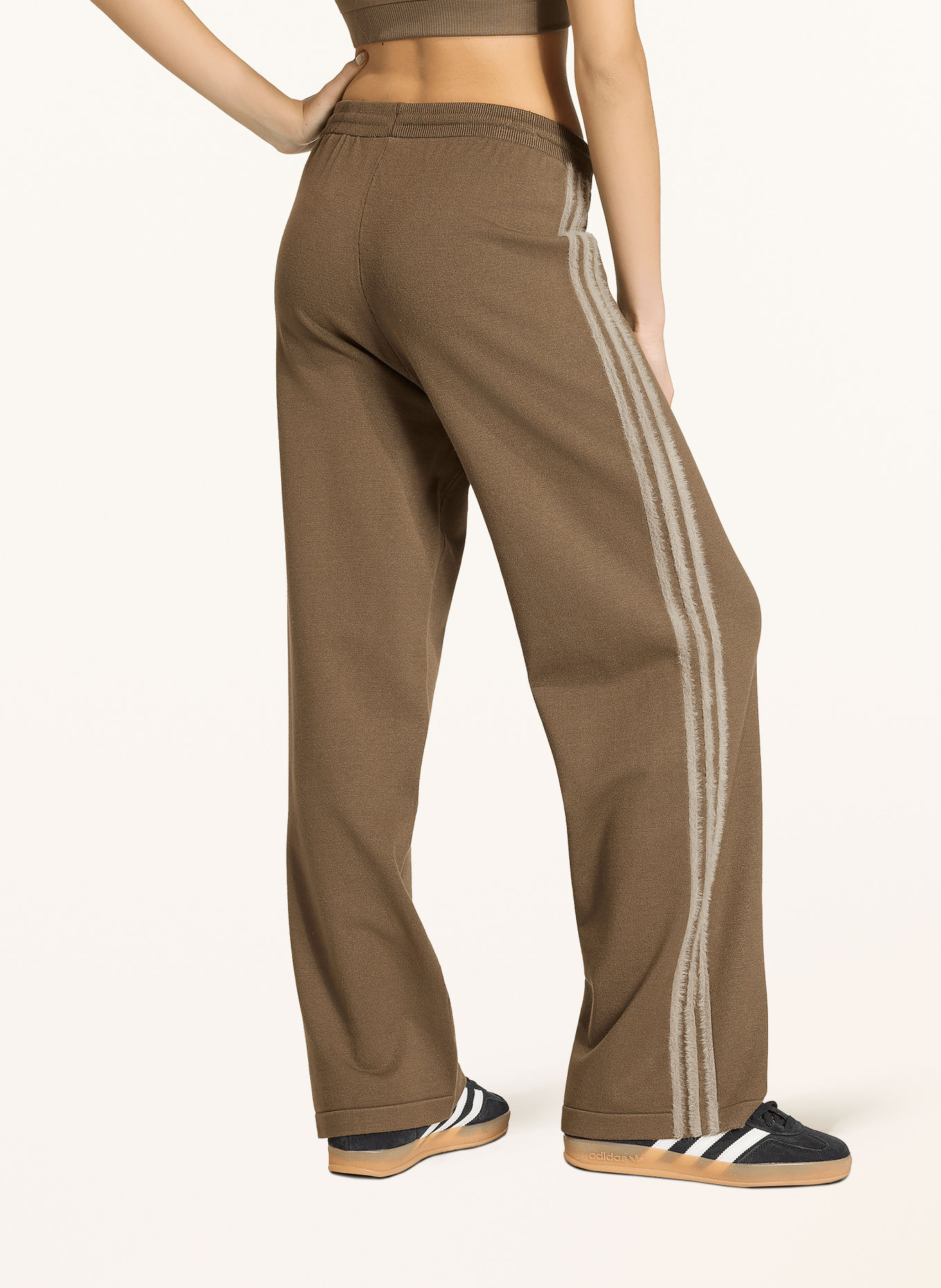 adidas Originals Strickhose FIREBIRD: BRAUN / KHAKI