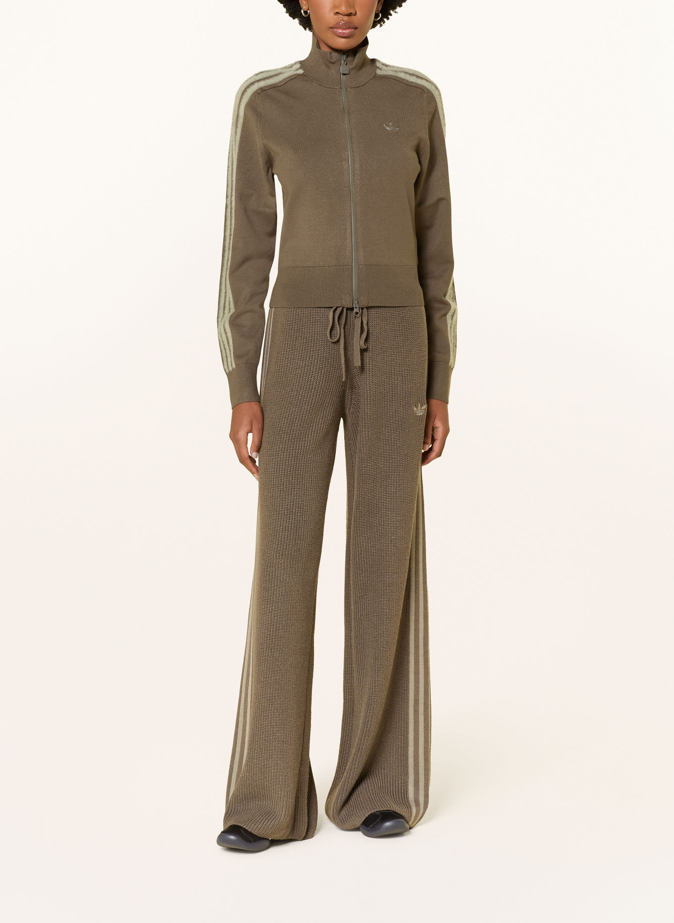 adidas Originals Strickhose FIREBIRD mit Galonstreifen: BRAUN