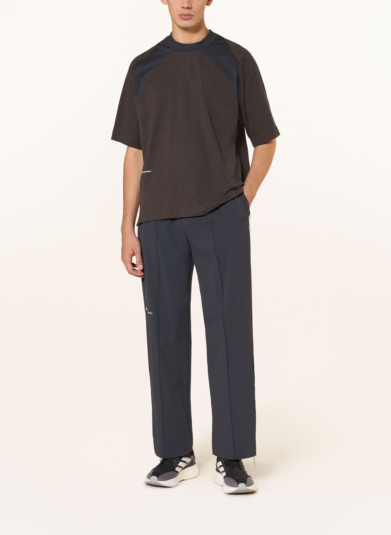 adidas HERMANOS KOUMORI Running Pants: DARK GRAY