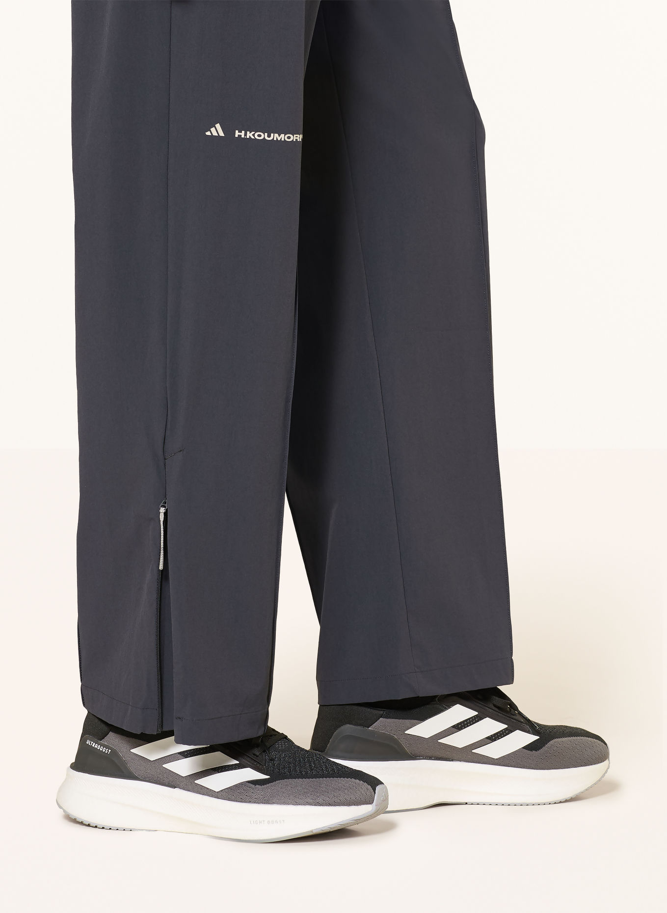 adidas HERMANOS KOUMORI Running Pants: DARK GRAY