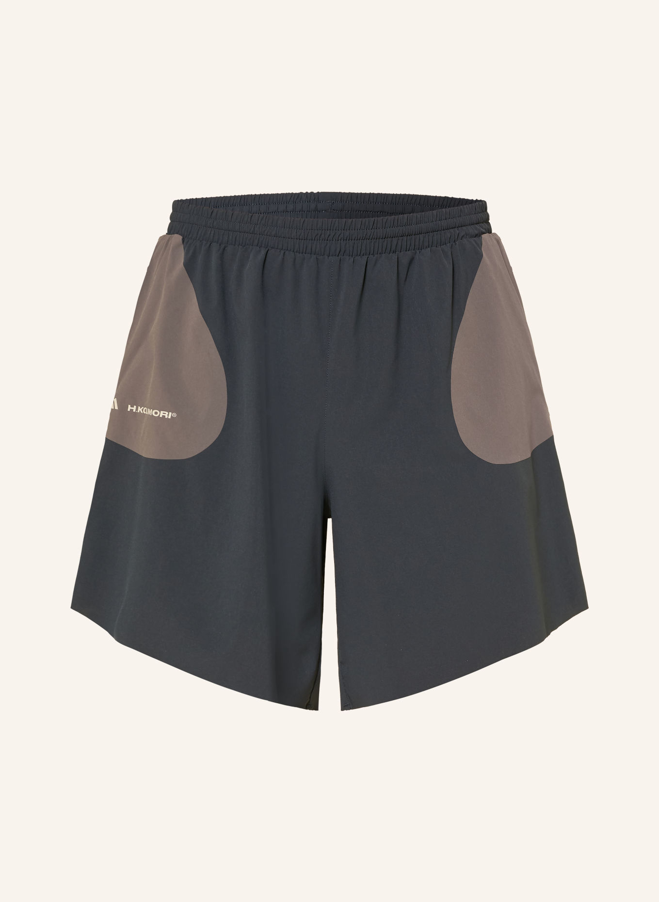 adidas 2-in-1 running shorts ADI365 HERMANOS KOUMORI: DARK BLUE / DARK GRAY
