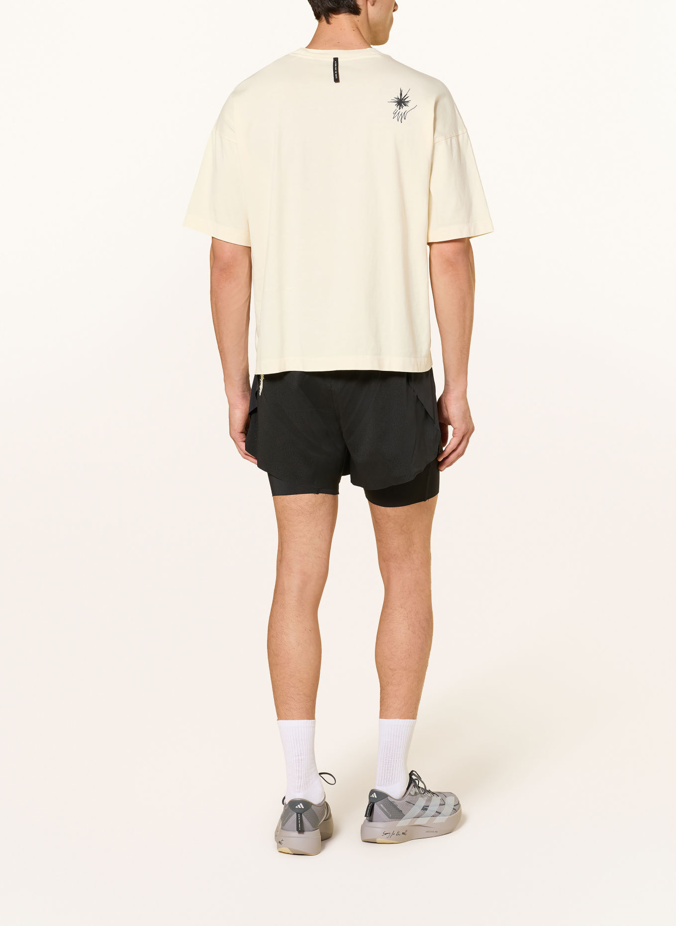 adidas 2-in-1 hardloopshort ADI X SFTM: ZWART