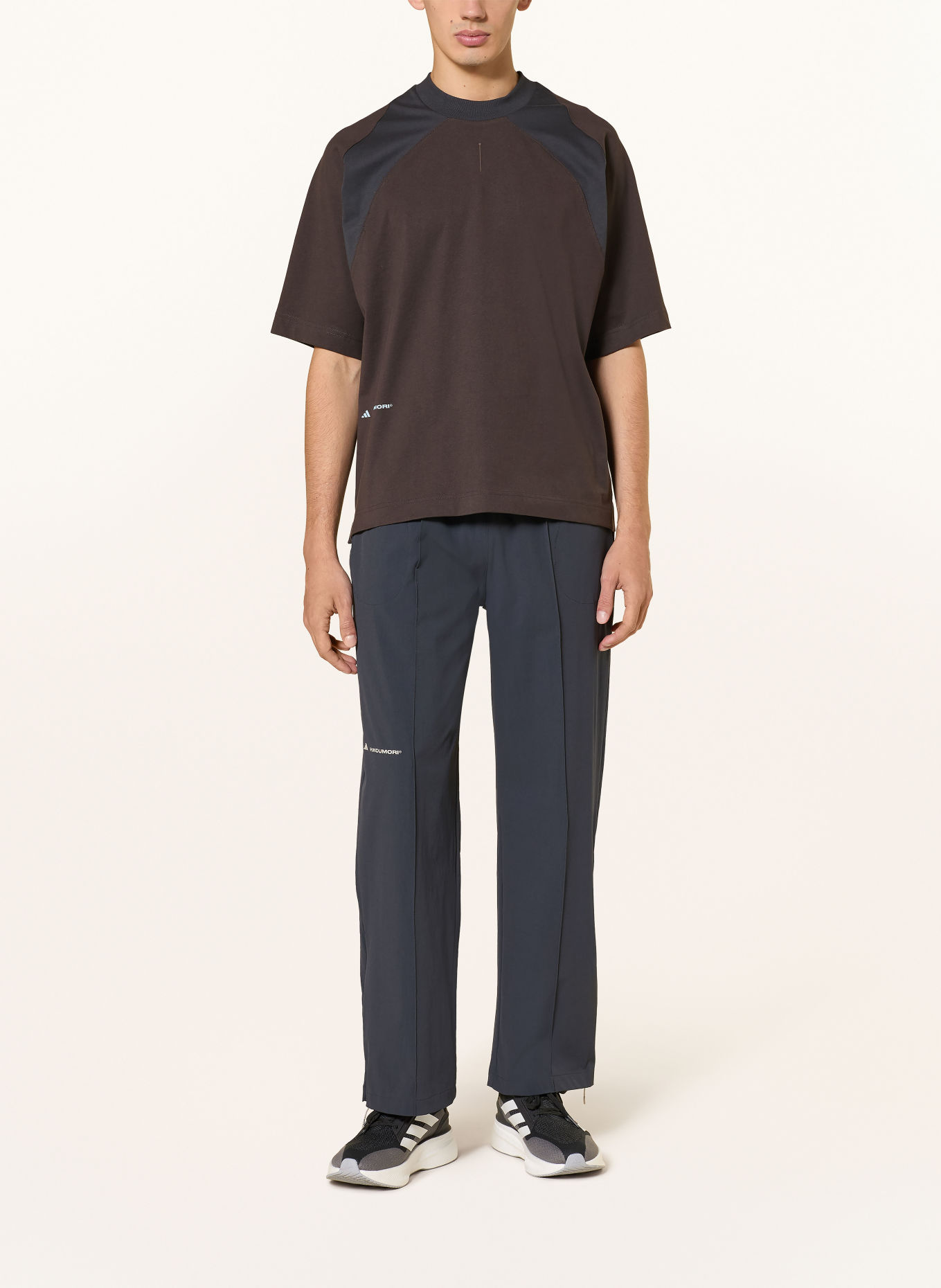 adidas HERMANOS KOUMORI T-shirt: DARK BROWN / DARK GRAY