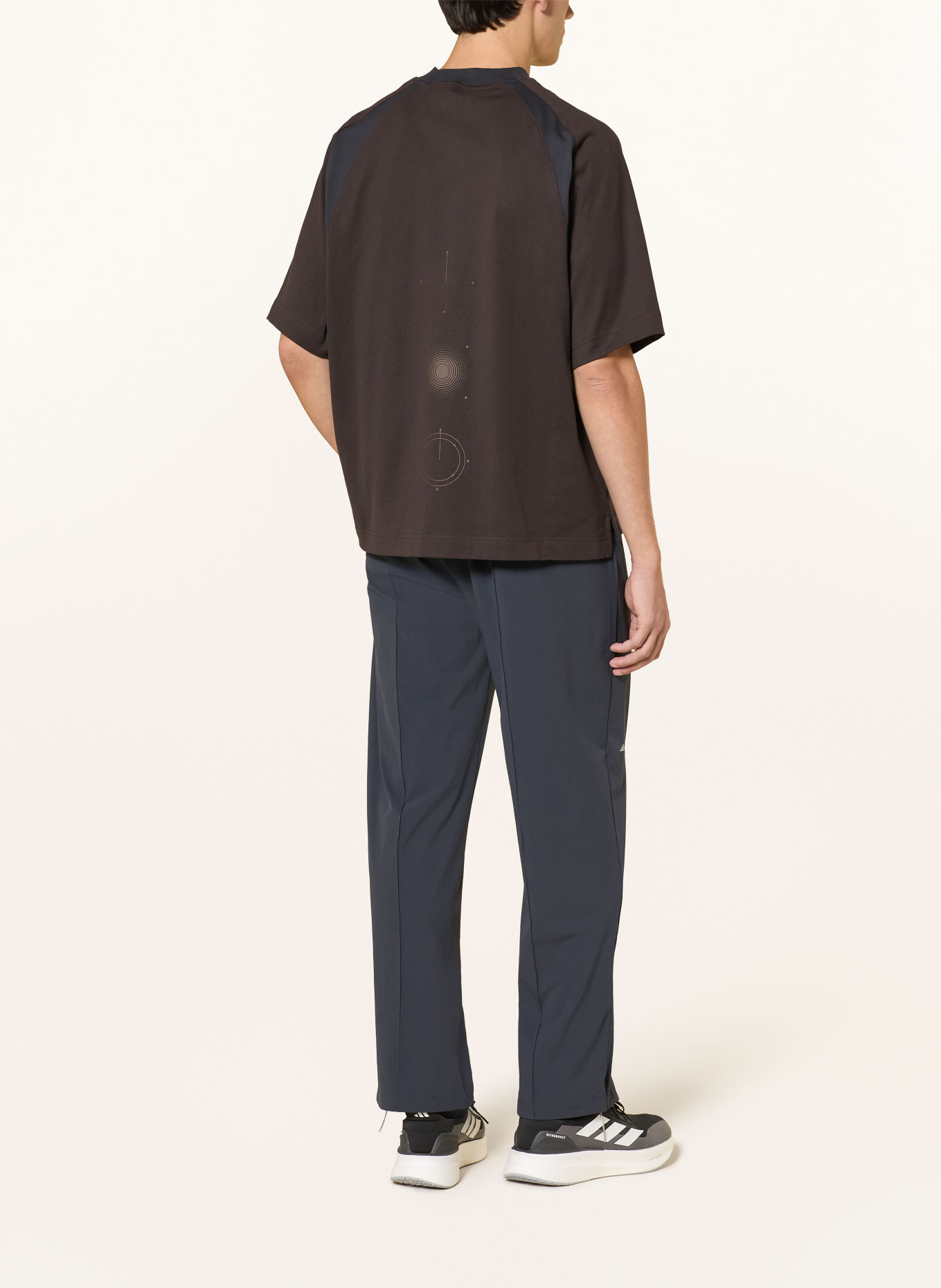 adidas HERMANOS KOUMORI T-shirt: DARK BROWN / DARK GRAY