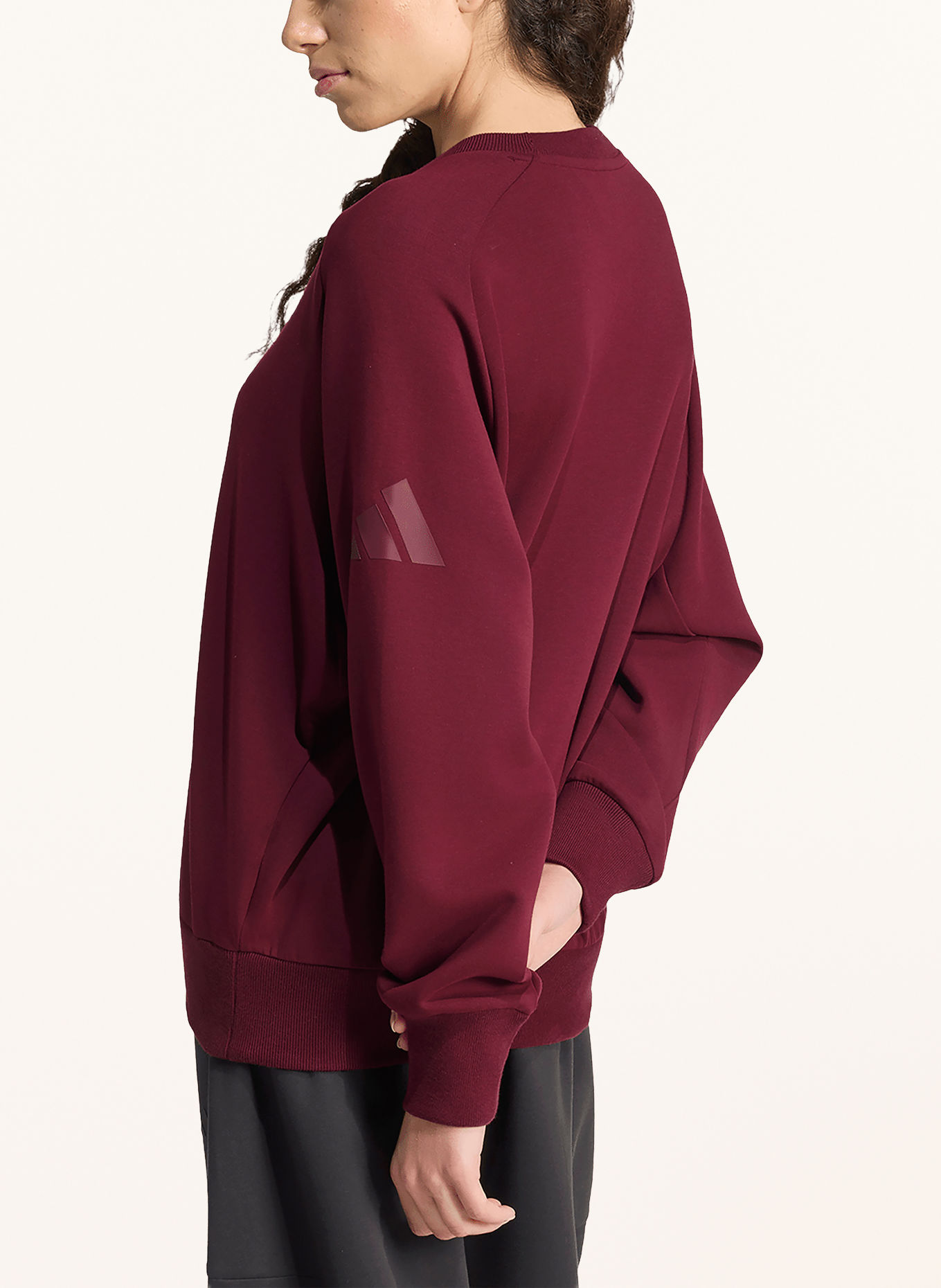 adidas SOFT LUX WINTER Sweatshirt: DARK RED