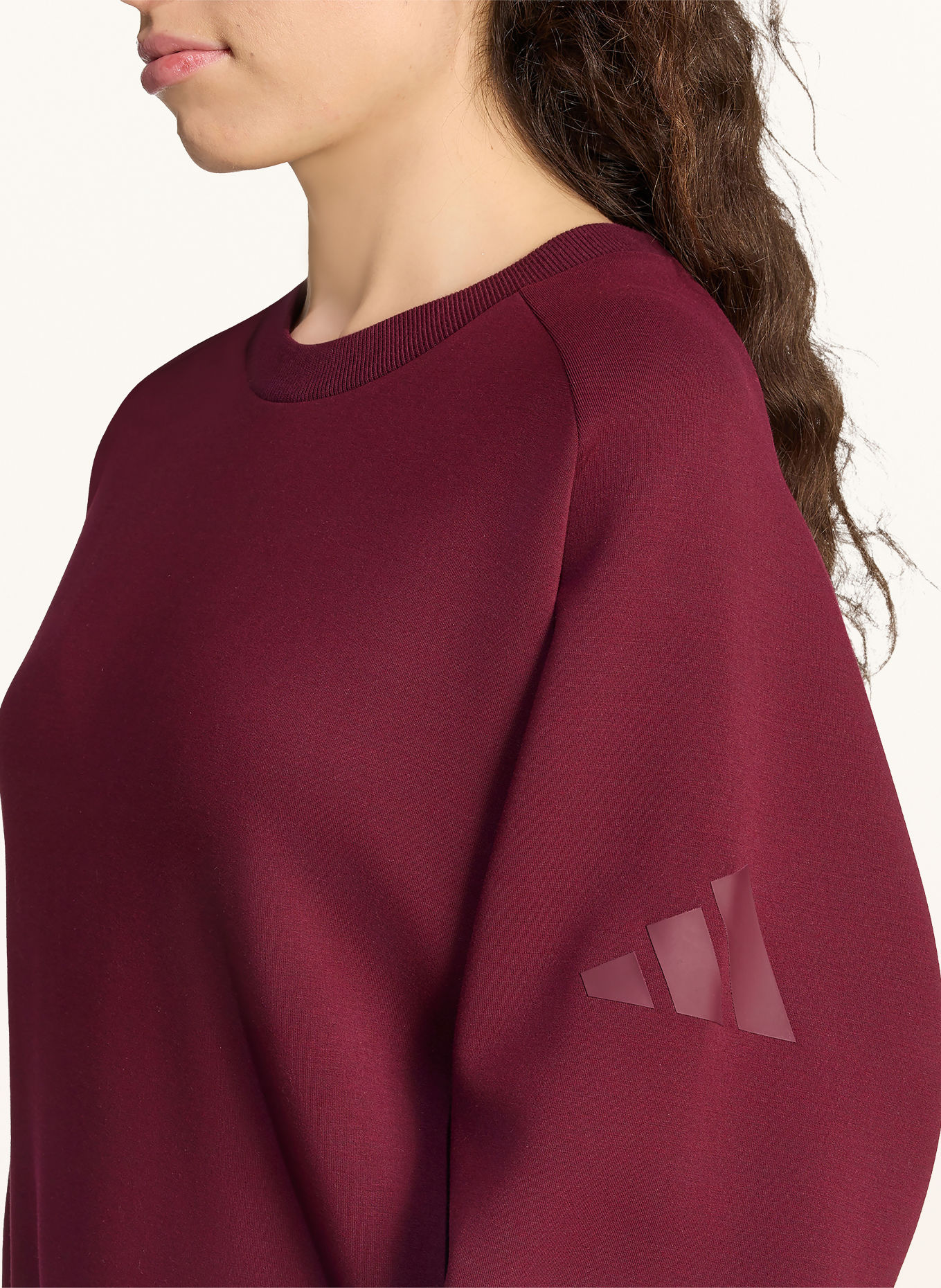 adidas SOFT LUX WINTER Sweatshirt: DARK RED
