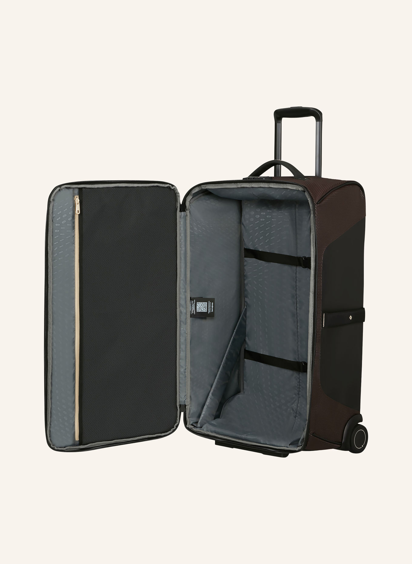 Samsonite Sac de voyage ECODIVER 67 l: MARRON FONCÉ / NOIR