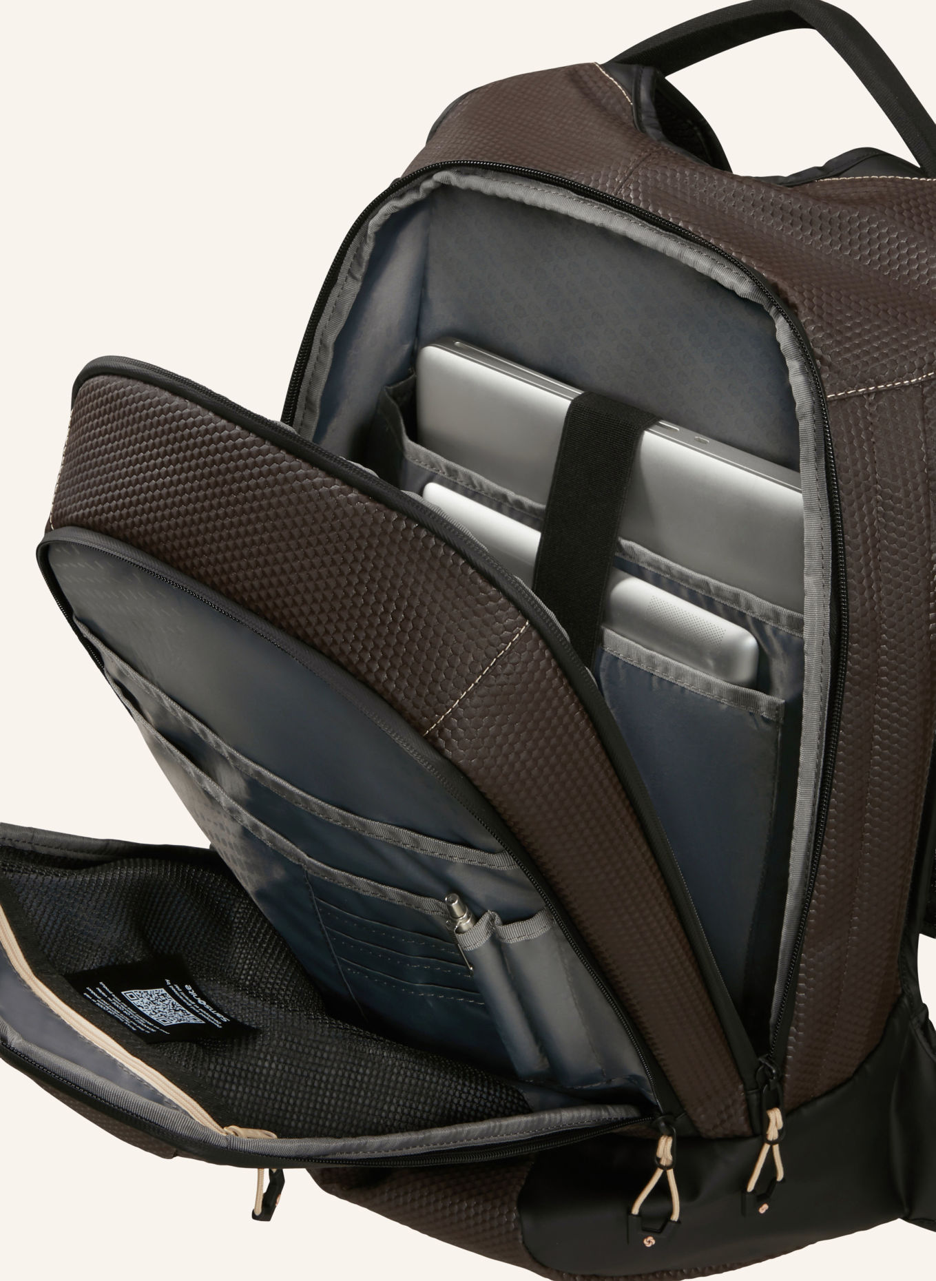 Samsonite Sac à dos ECODIVER L 26 l avec compartiment pour ordinateur portable: MARRON FONCÉ