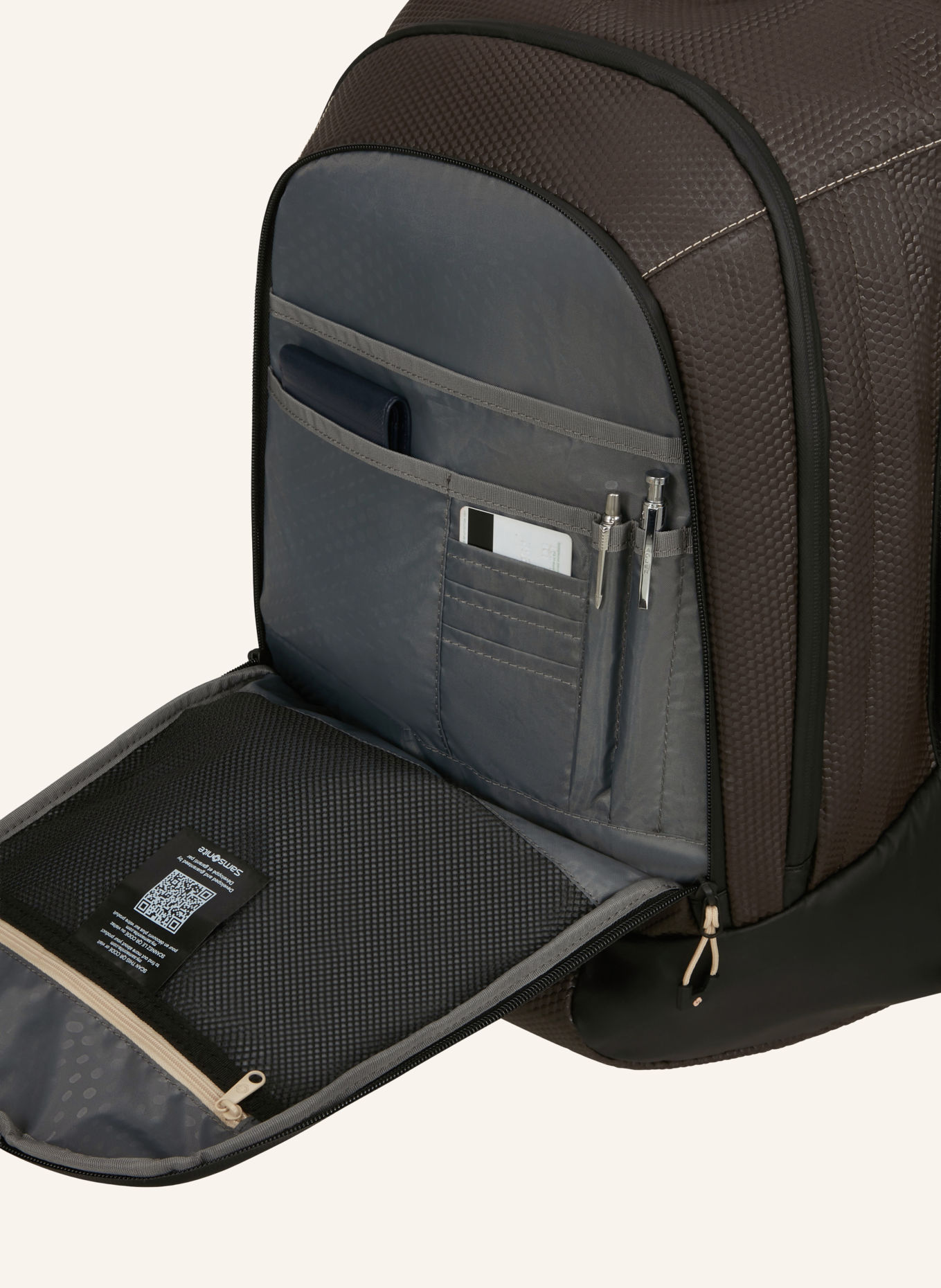 Samsonite Sac à dos ECODIVER L 26 l avec compartiment pour ordinateur portable: MARRON FONCÉ