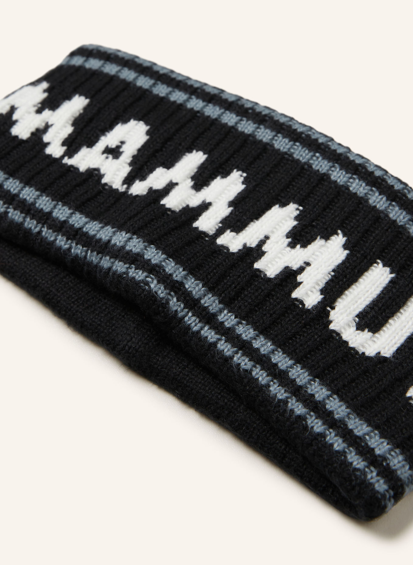 MAMMUT Hoofdband: ZWART / BLAUWGRIJS / WIT