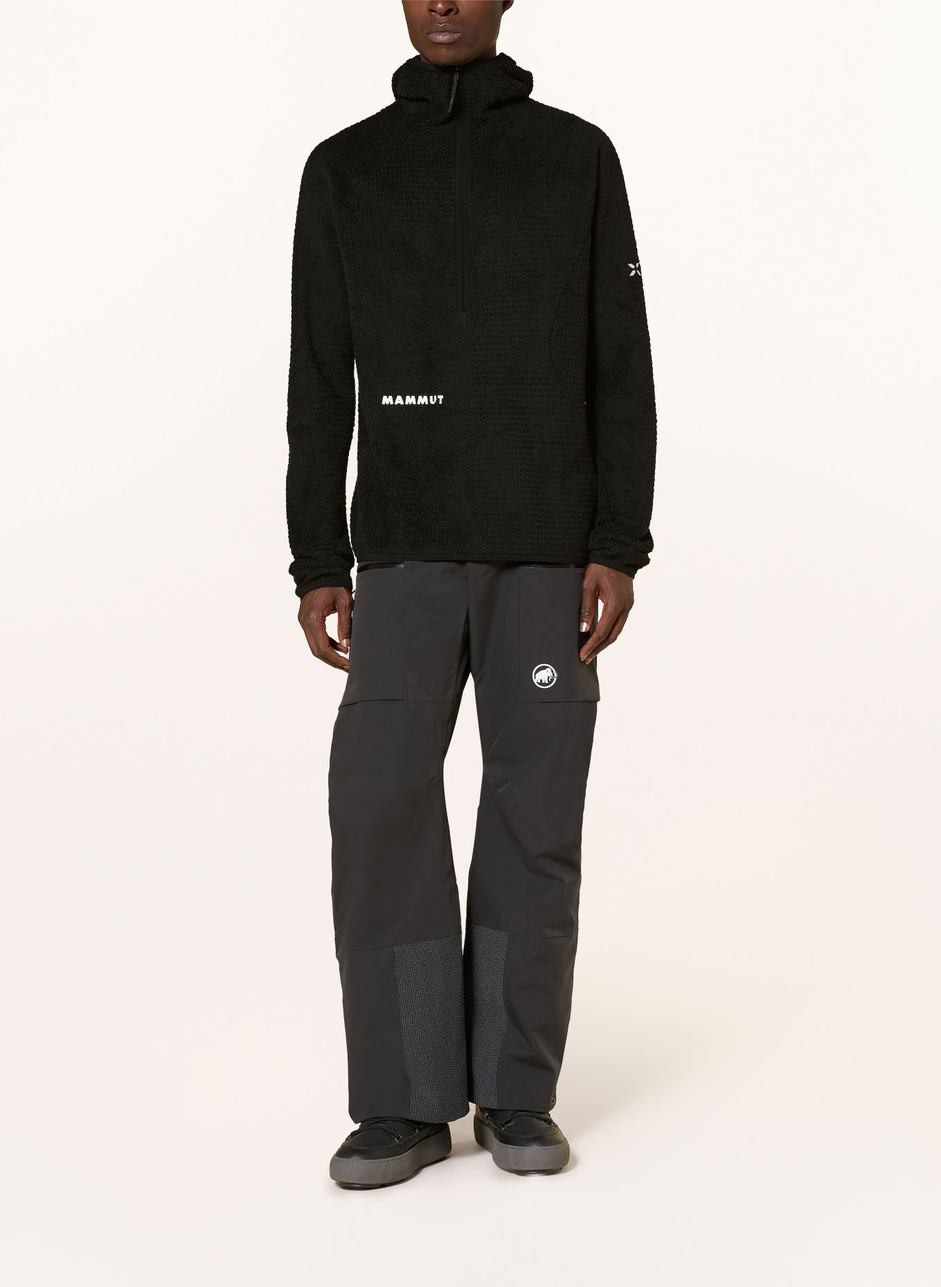 MAMMUT Midlayer EIGER FREE: ZWART
