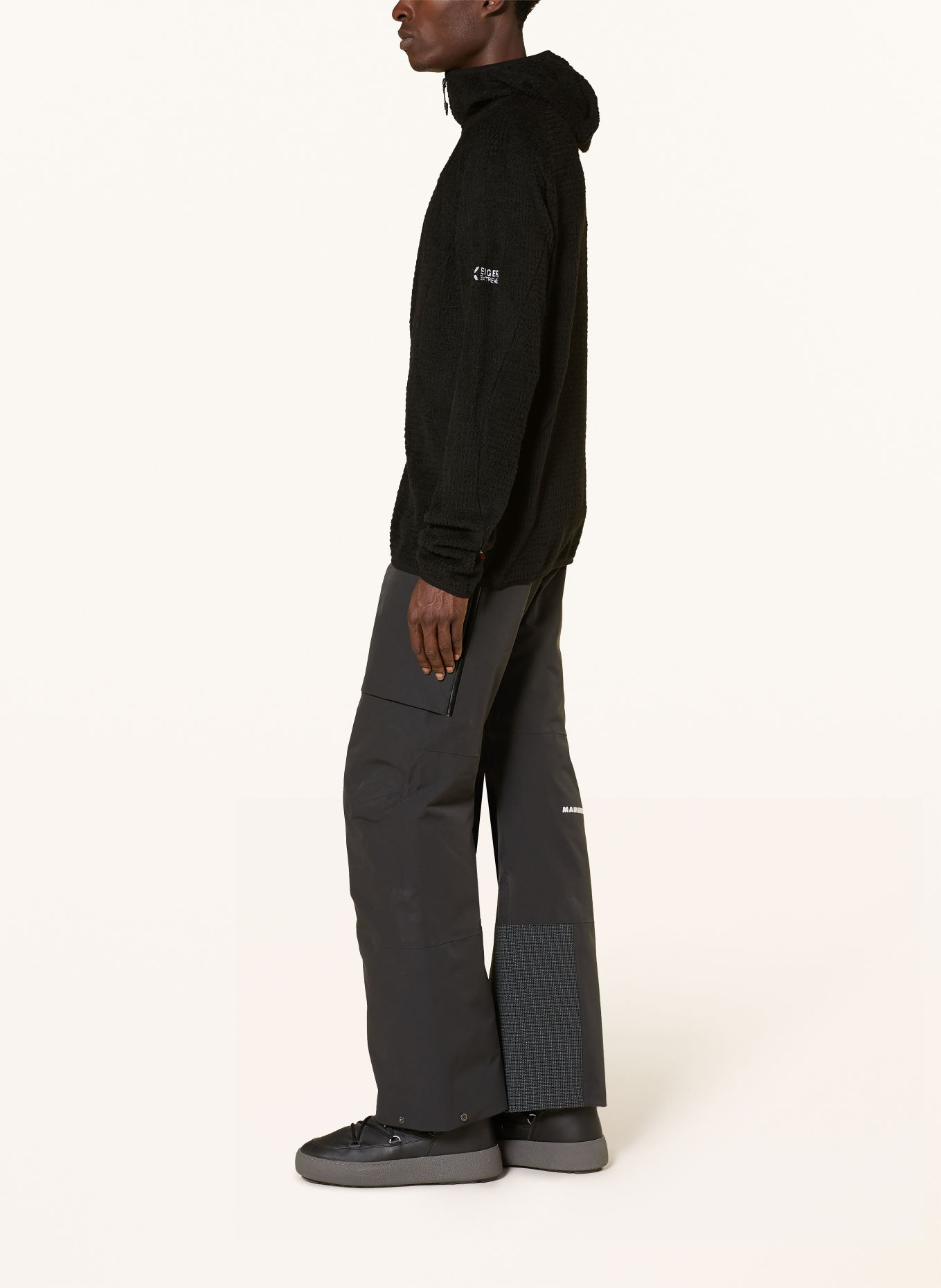 MAMMUT Midlayer EIGER FREE: ZWART