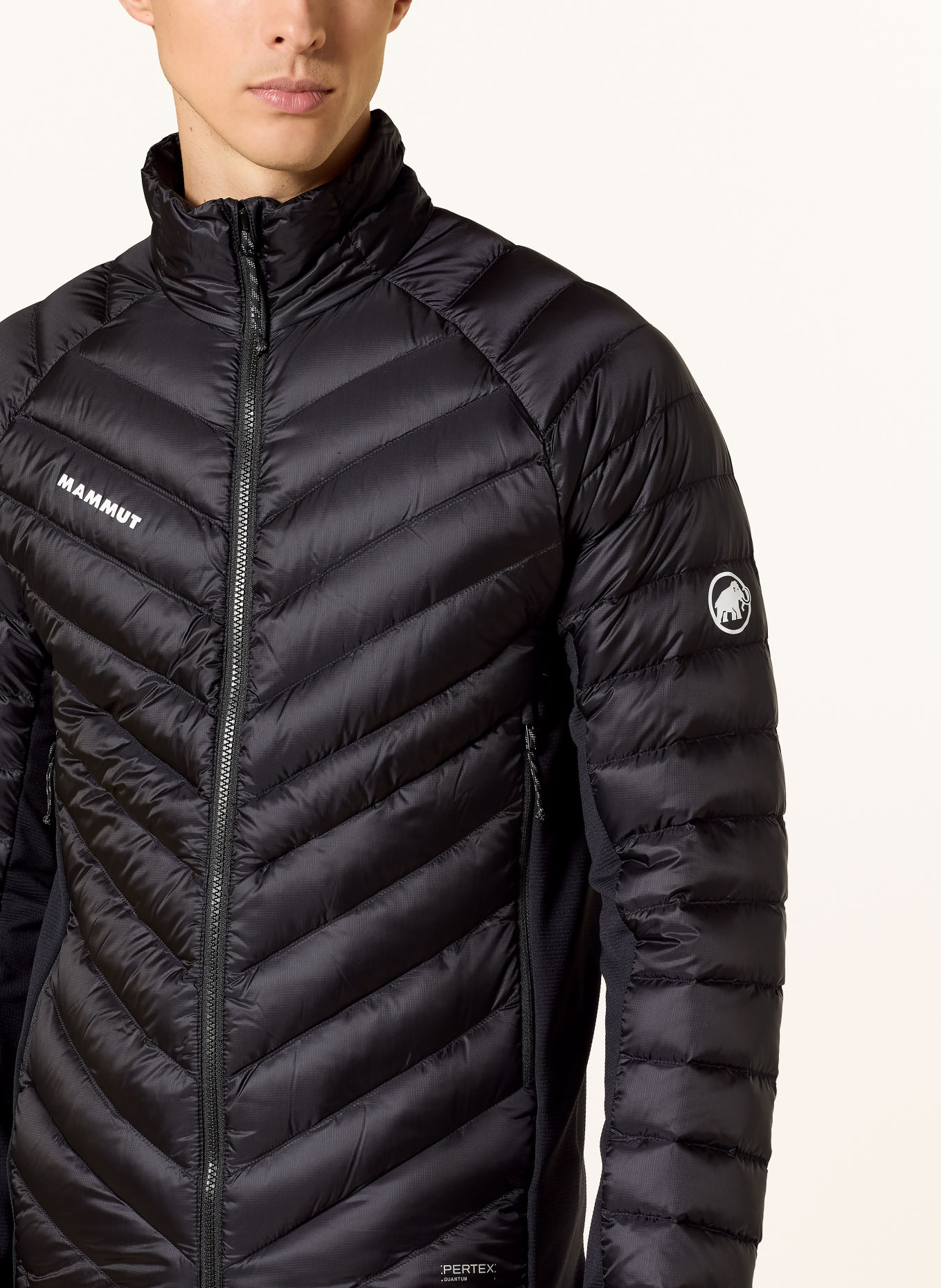 MAMMUT BROAD PEEK IN Hybrid Down Jacket: BLACK