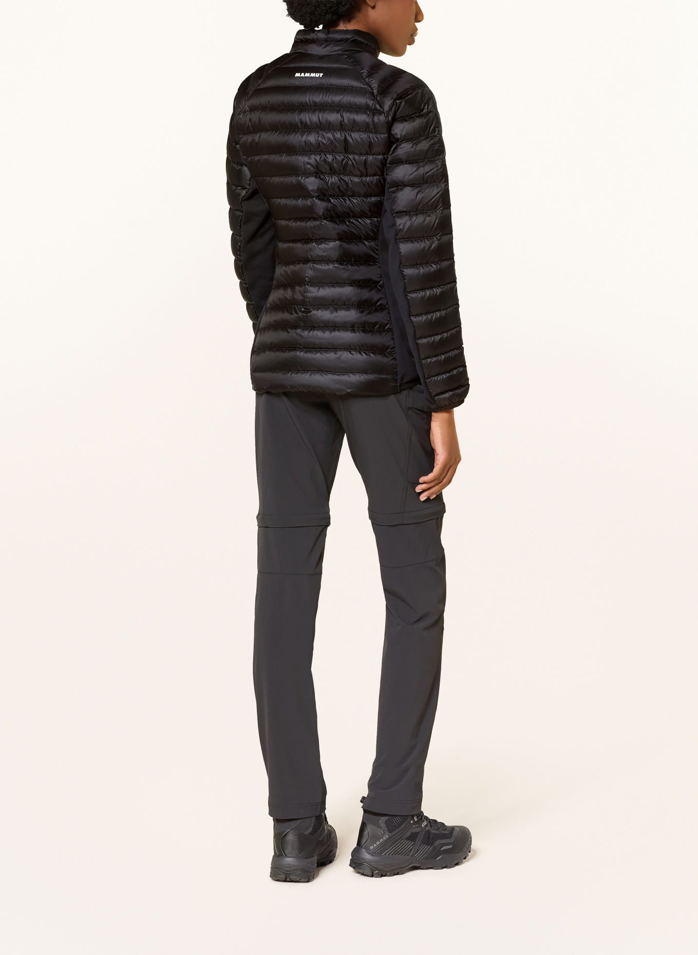 MAMMUT Hybride jas BROAD PEAK IN: ZWART