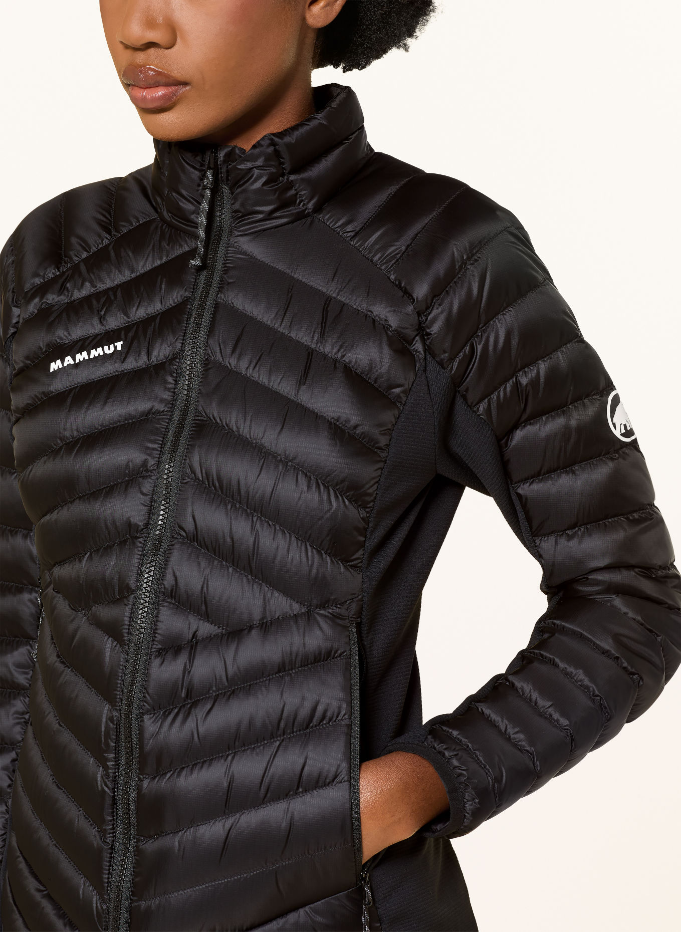 MAMMUT Hybride jas BROAD PEAK IN: ZWART