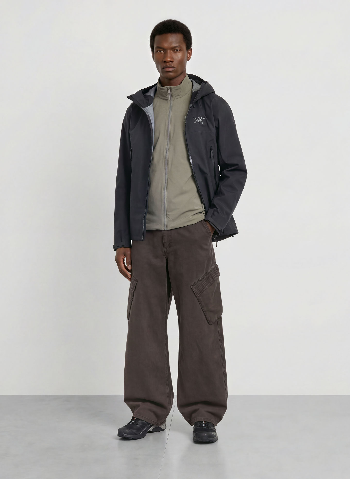 ARC'TERYX Hardshell-Jacke BETA SL: SCHWARZ