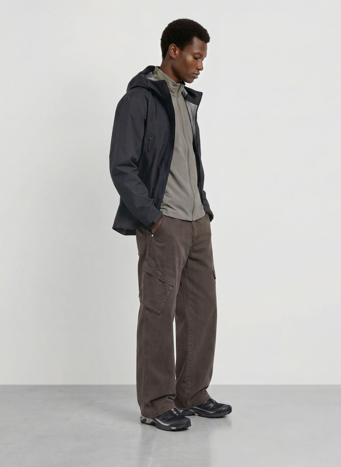 ARC'TERYX Hardshell-Jacke BETA SL: SCHWARZ