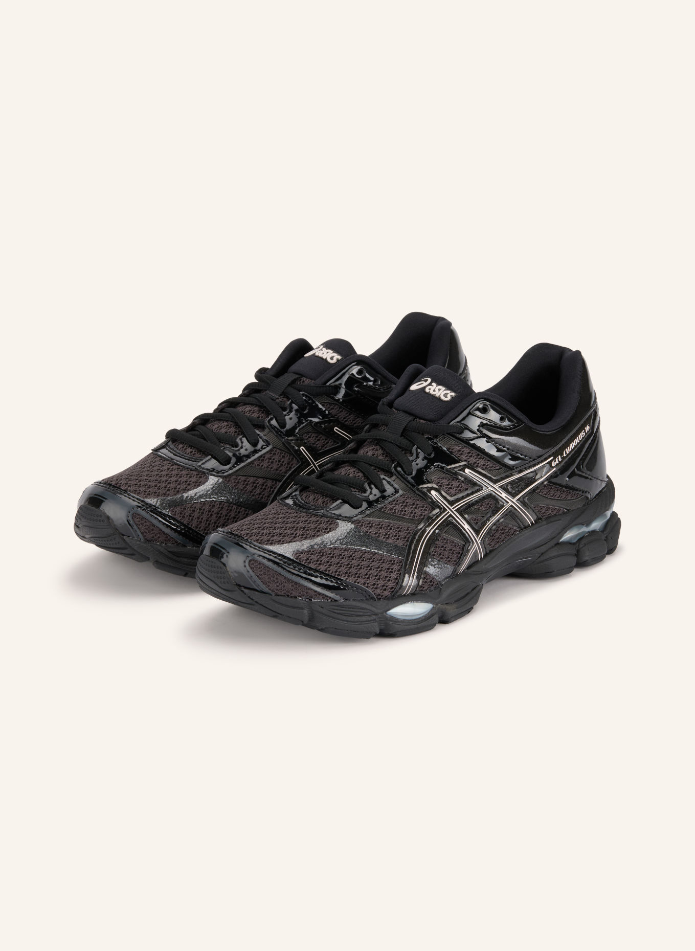 ASICS Sneakers GEL-CUMULUS 16: ZWART / DONKERGRIJS