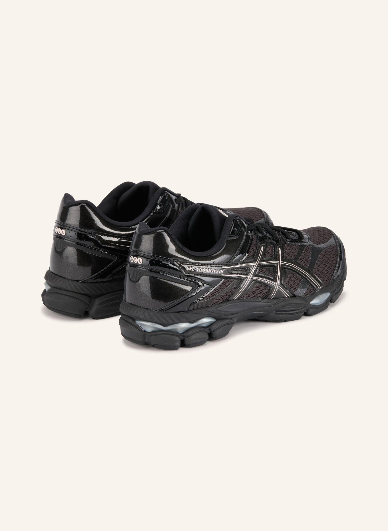 ASICS Sneakers GEL-CUMULUS 16: ZWART / DONKERGRIJS