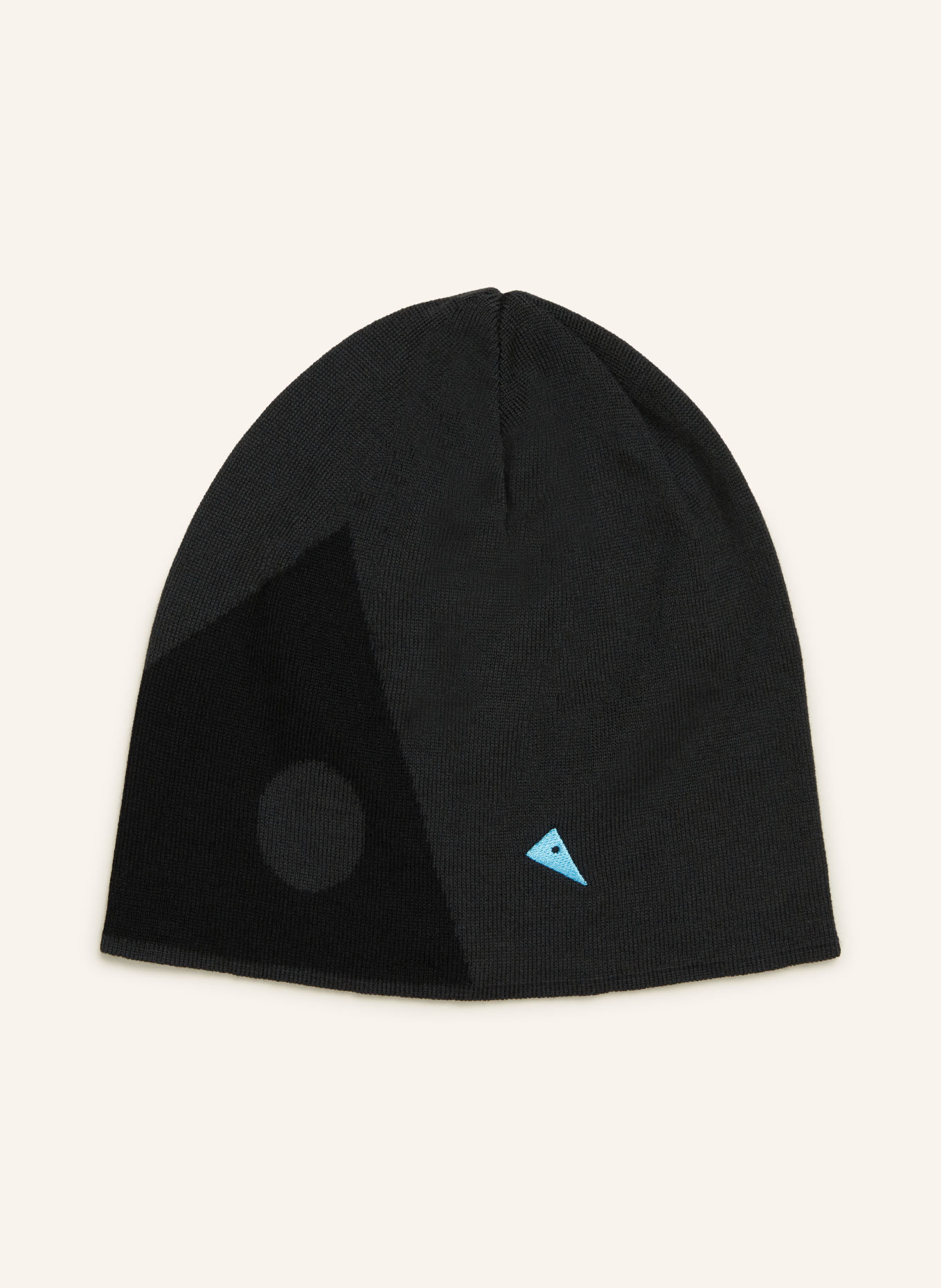 Klättermusen Bonnet HEID LIGHT: GRIS FONCÉ / BLEU CLAIR / NOIR