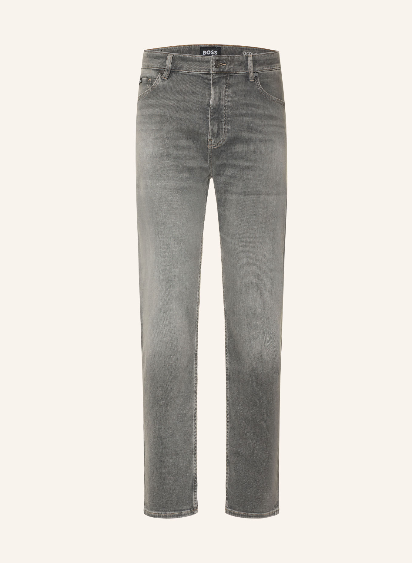 BOSS OGDEN Straight-Fit Jeans: 035 MEDIUM GREY