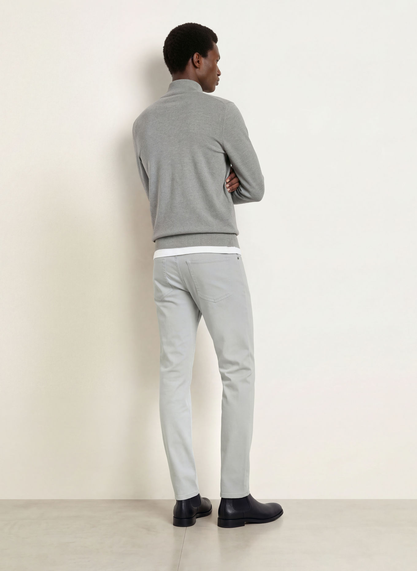 BOSS Jean RE.MAINE coupe régulière: GRIS CLAIR