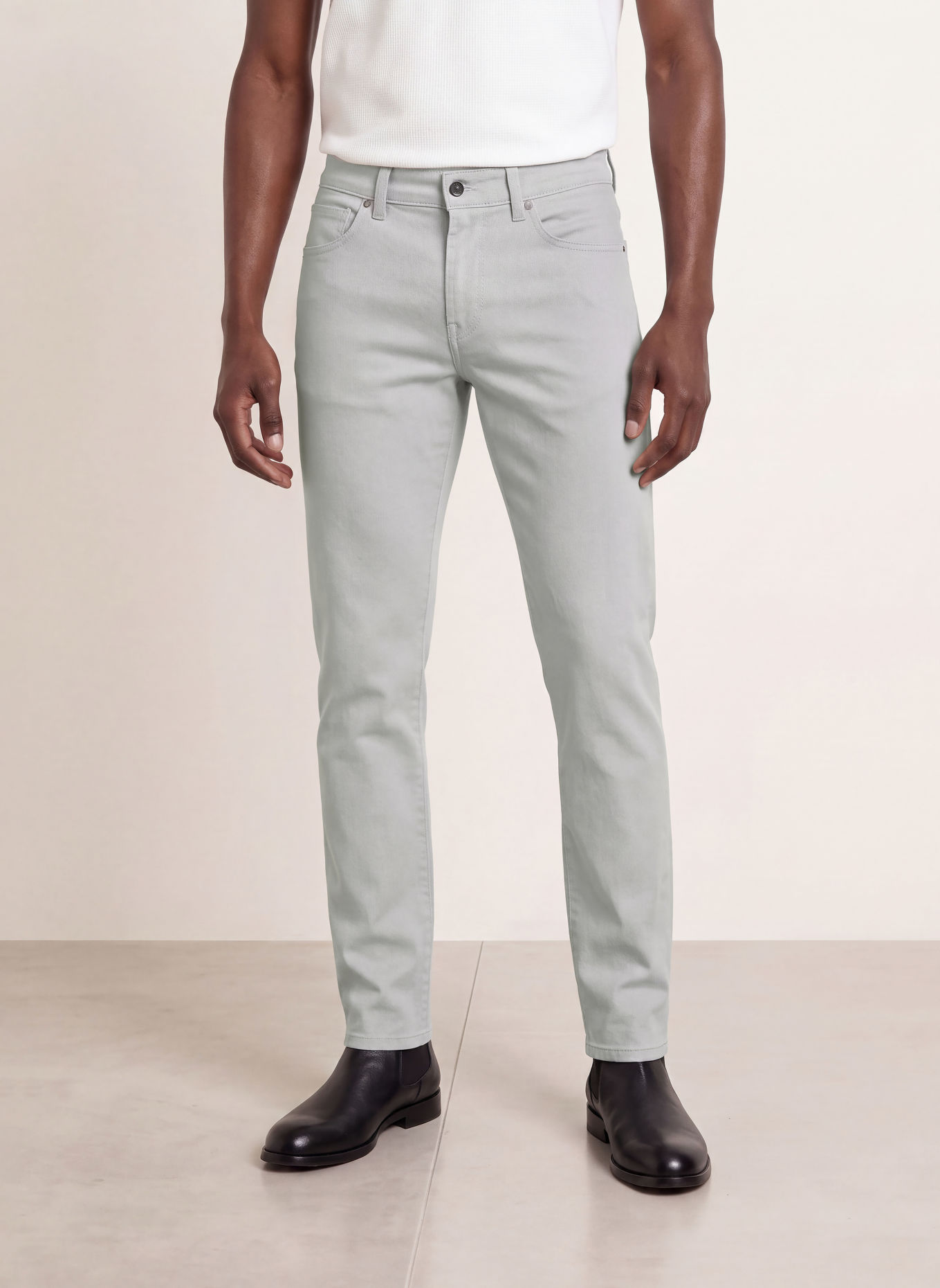 BOSS Jean RE.MAINE coupe régulière: GRIS CLAIR