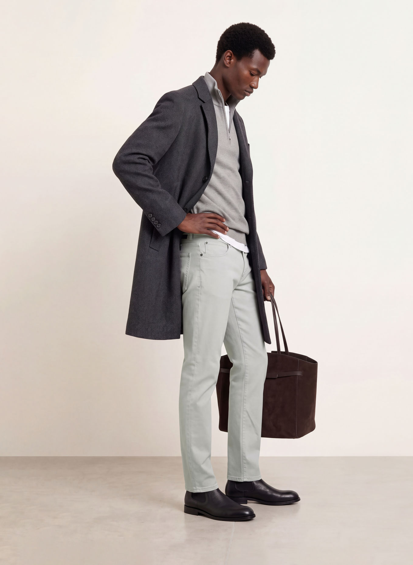 BOSS Jean RE.MAINE coupe régulière: GRIS CLAIR