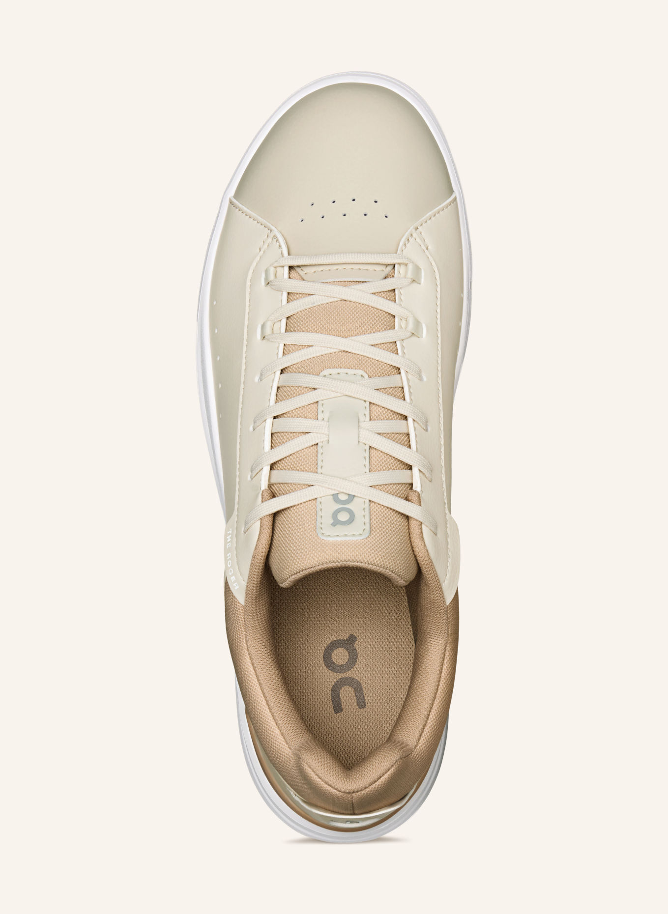 On Sneakersy THE ROGER ADVANTAGE: BEŻOWY / JASNOBRĄZOWY