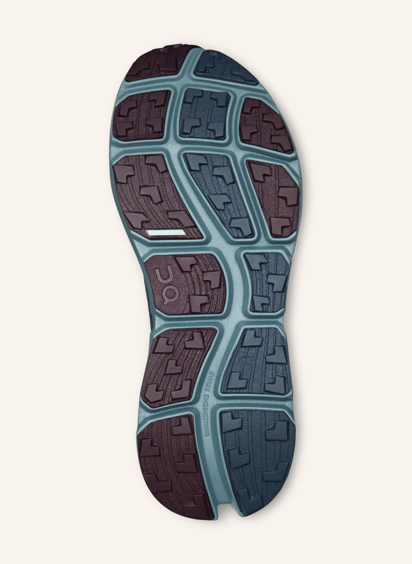 On Sneakers CLOUDSOMA: ROUGE FONCÉ / BLEU