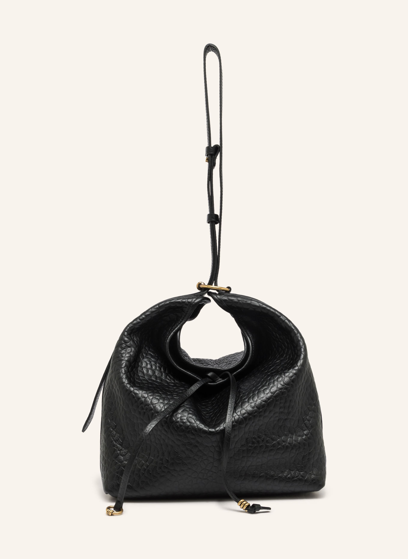 GIANNI CHIARINI Beuteltasche CARLA: SCHWARZ / GOLD