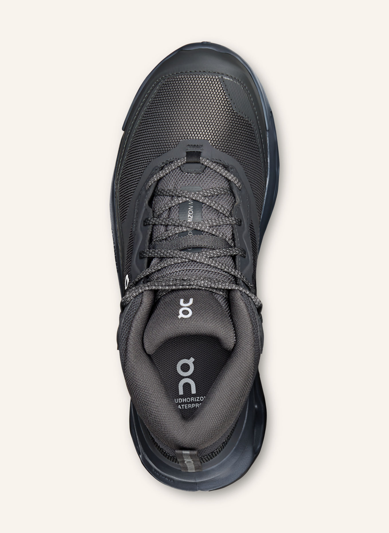 On Buty turystyczne CLOUDHORIZON 2 MID WATERPROOF: CZIEMNOSZARY / SZARY