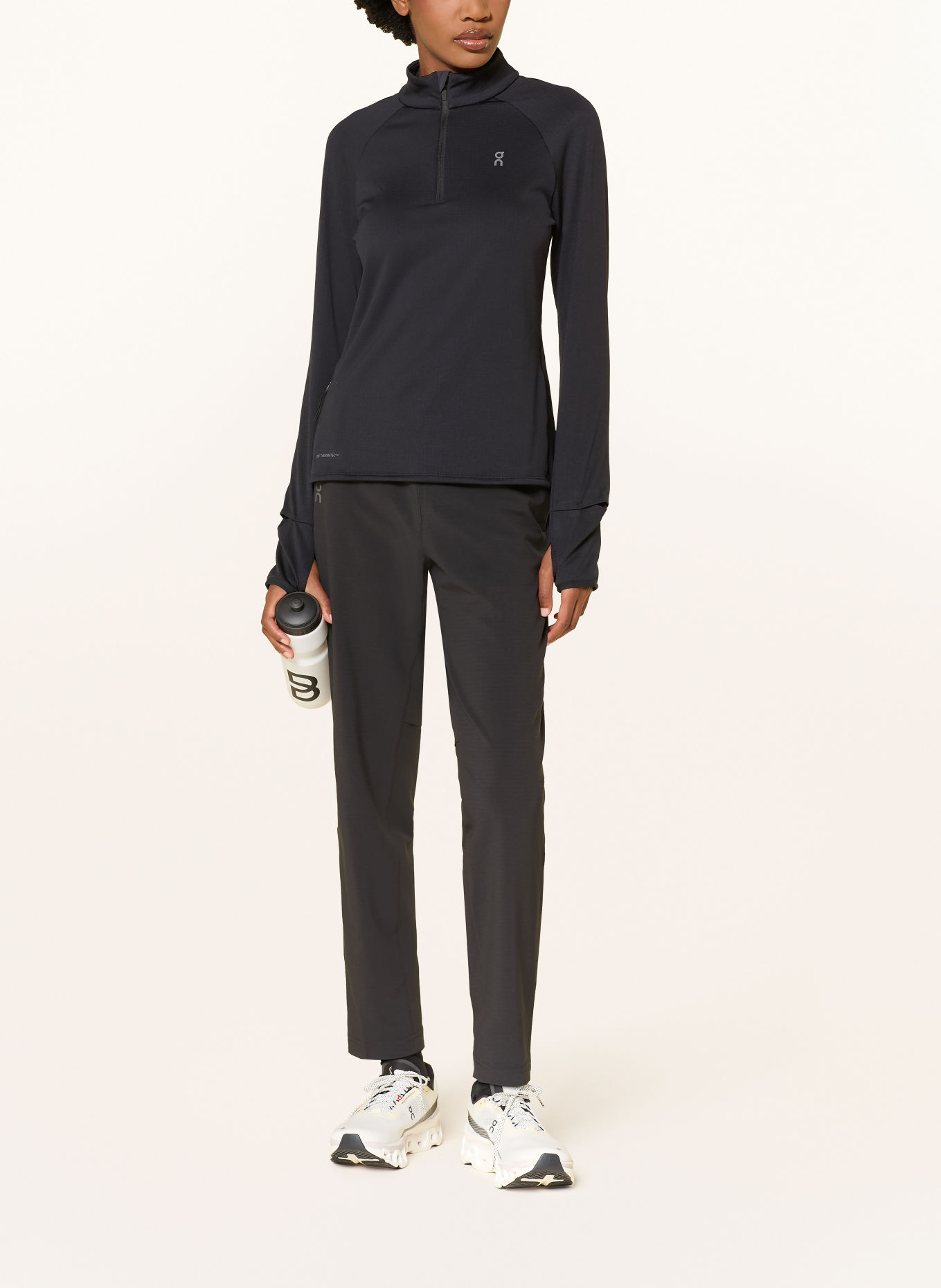On Pantalon de course WEATHER WINTER: NOIR